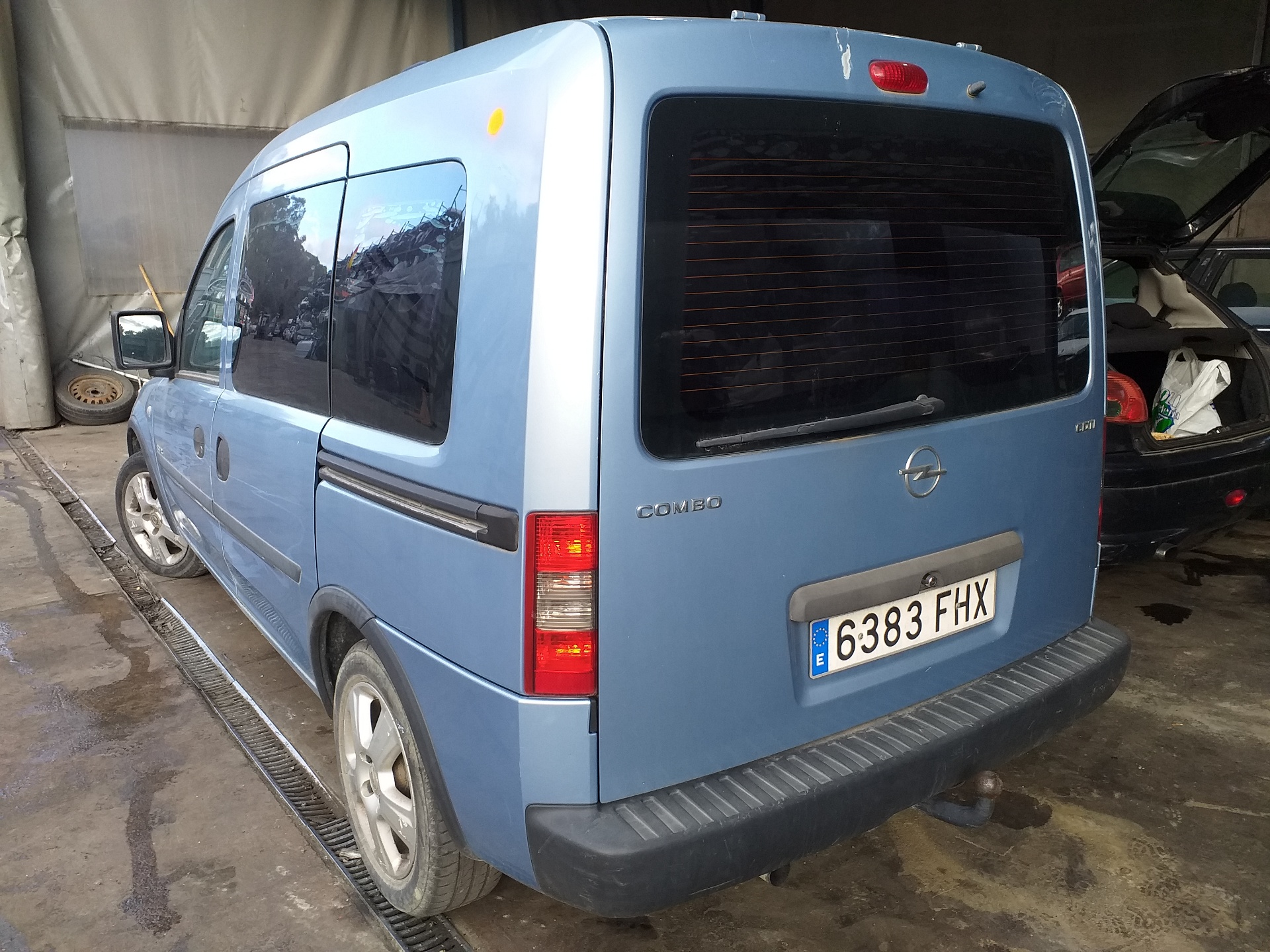 OPEL Combo C (2001-2011) Наружная ручка задней левой двери 1316650 18763895