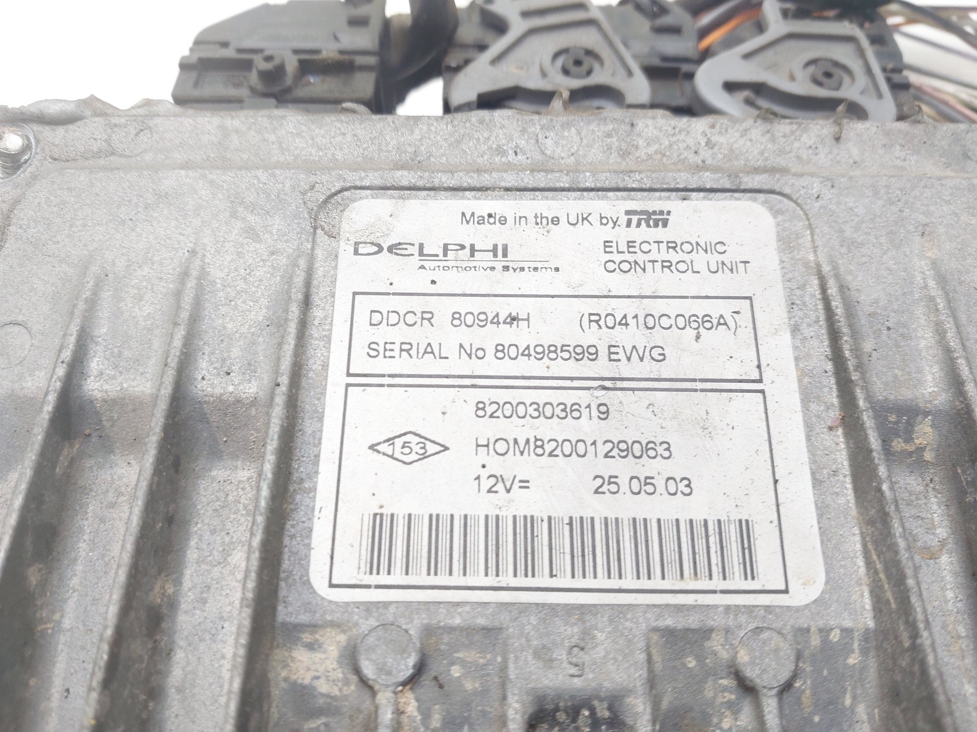 RENAULT Clio 3 generation (2005-2012) Engine Control Unit ECU 8200303619 22510460