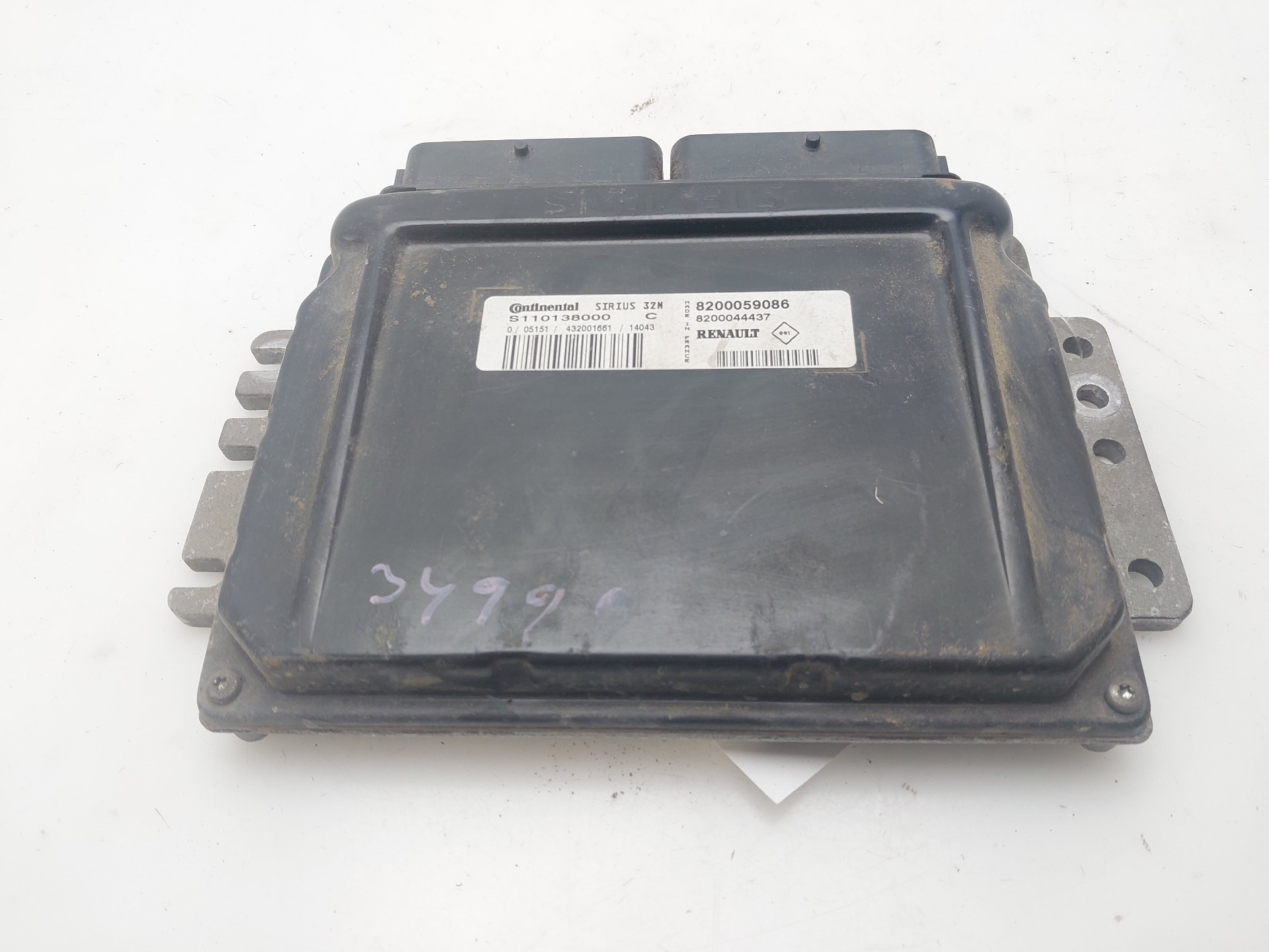 FIAT Engine Control Unit ECU 8200059086 25696975