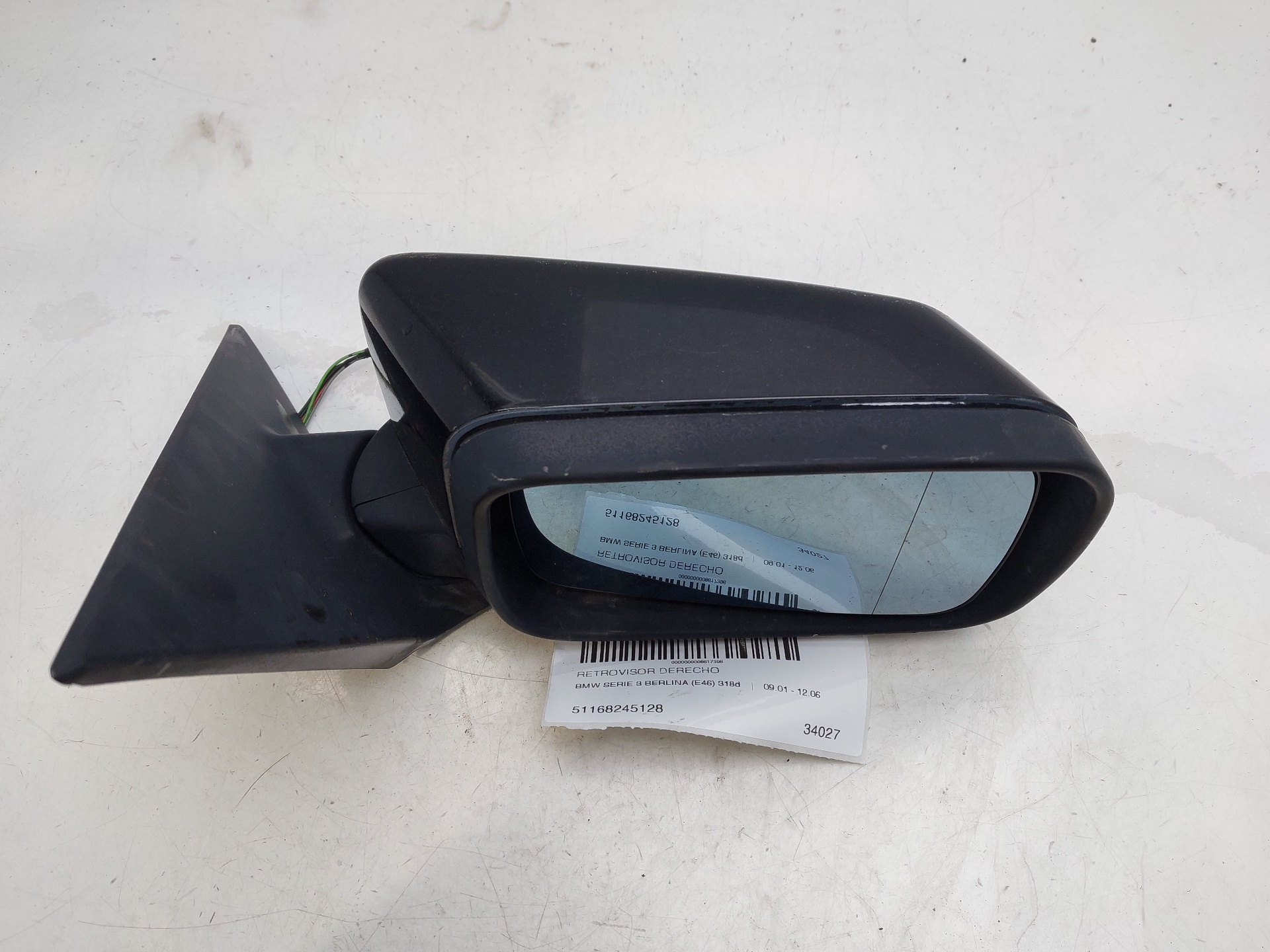 BMW 3 Series E46 (1997-2006) Right Side Wing Mirror 51168245128 23814330