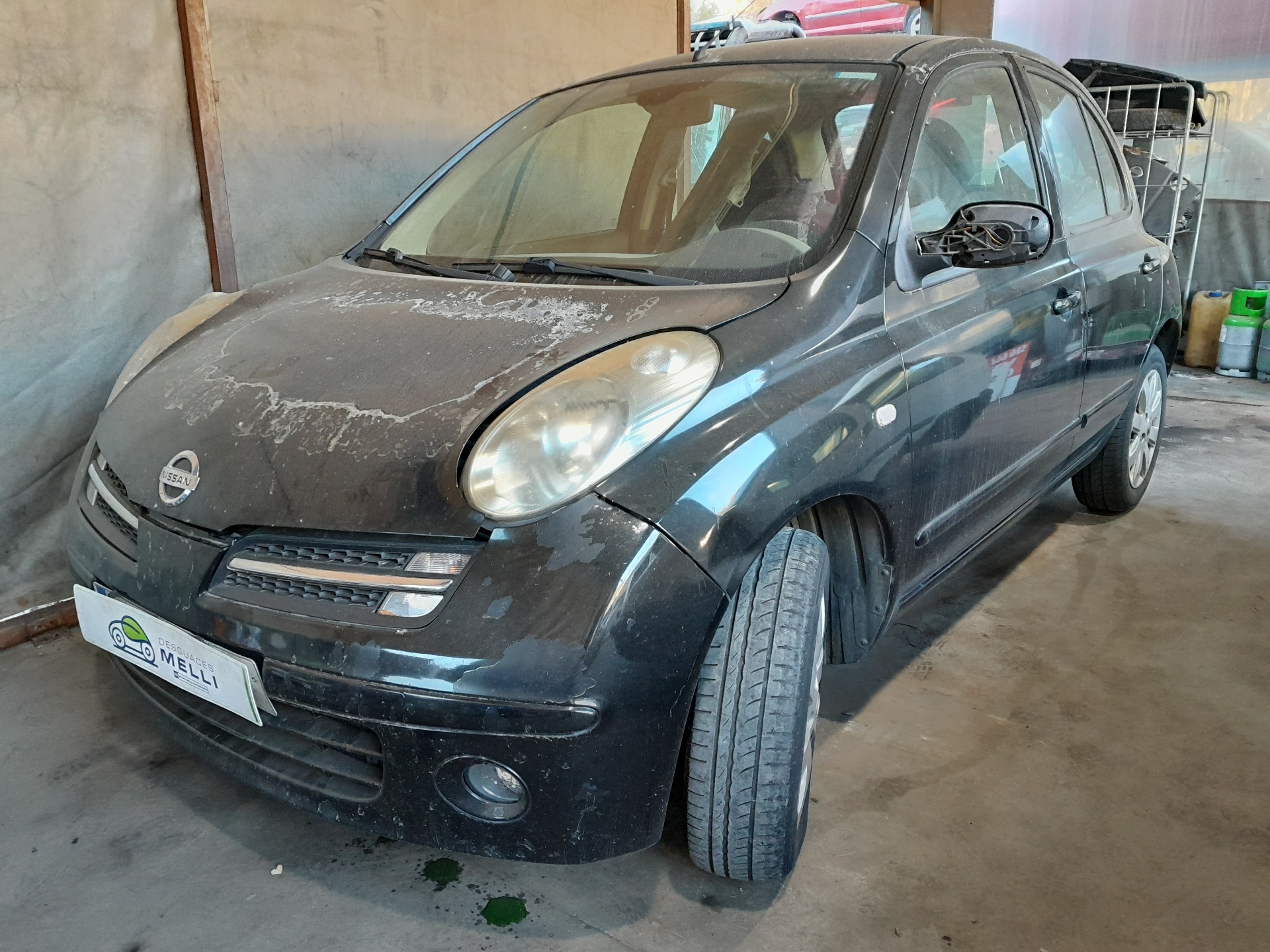 NISSAN Micra K12 (2002-2010) Priekšējo labo durvju slēdzene 80500AX11A 25166492