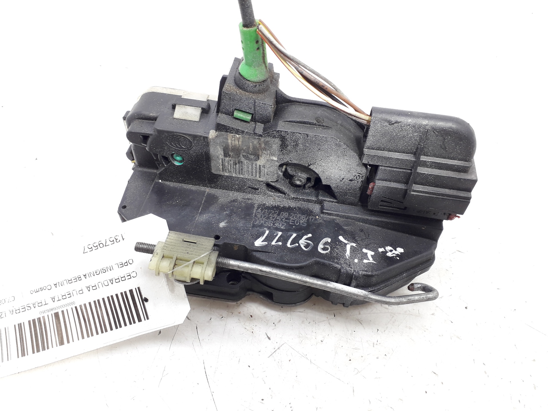 OPEL Insignia A (2008-2016) Rear Left Door Lock 13579557 18616574