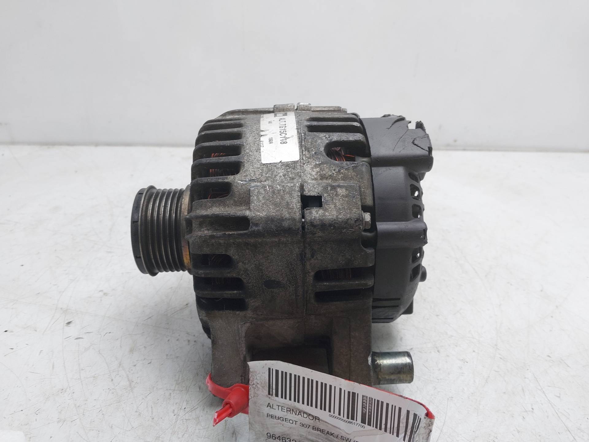 PEUGEOT 307 1 generation (2001-2008) Alternator 9646321780 23084163