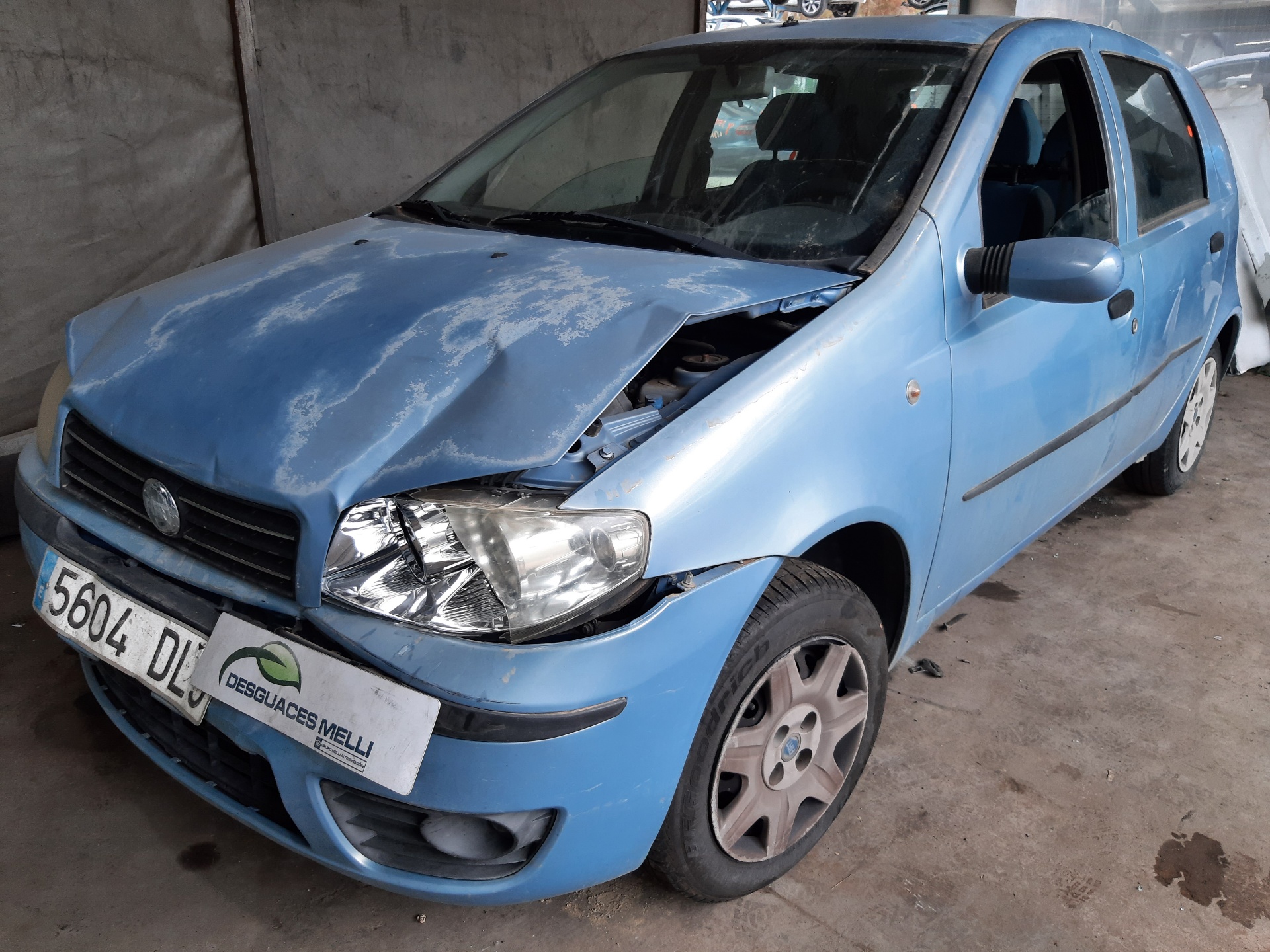 FIAT Punto 3 generation (2005-2020) Priekinių kairių durų veidrodis 0735380187 22320005