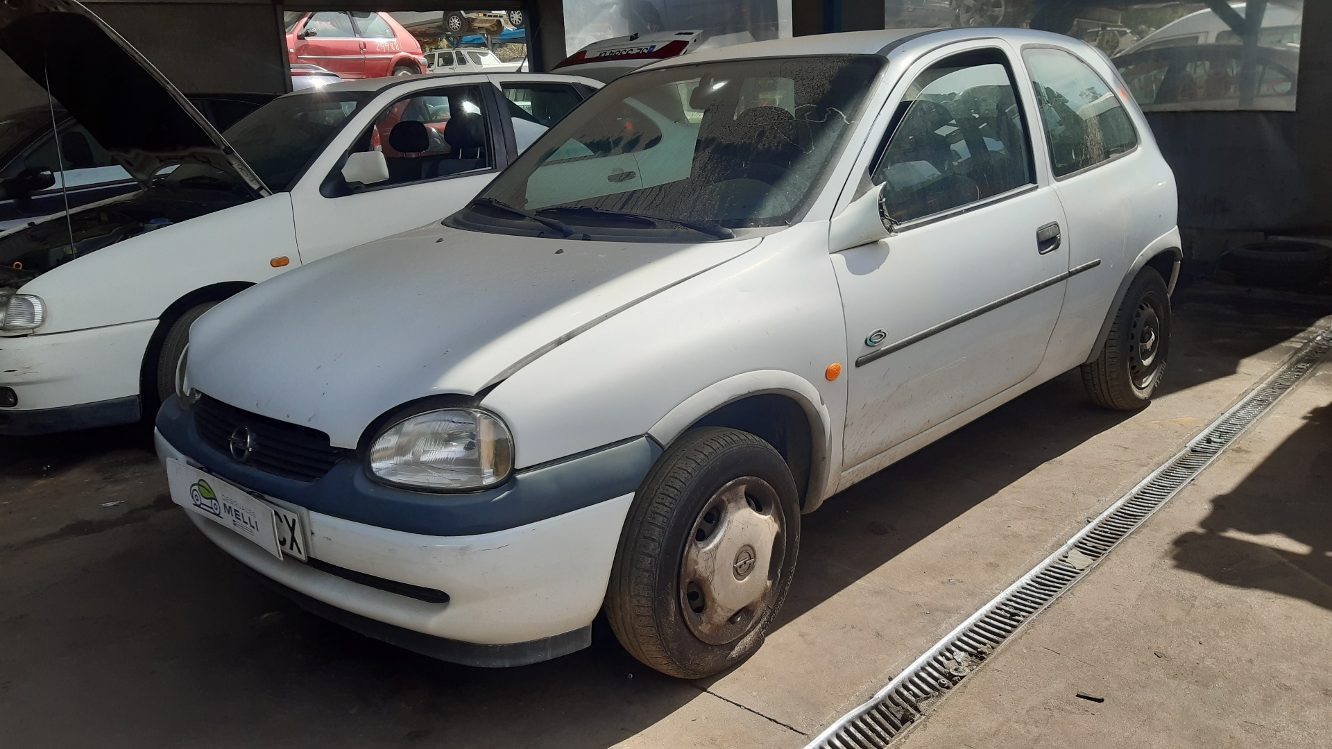 OPEL Corsa B (1993-2000) Наружная ручка передней правой двери 770 22274006