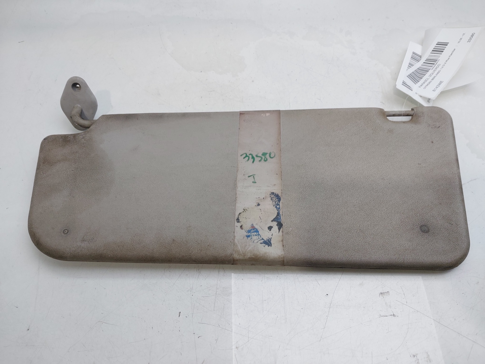 CITROËN Berlingo 1 generation (1996-2012) Left Side Sun Visor 8143WE 23651988