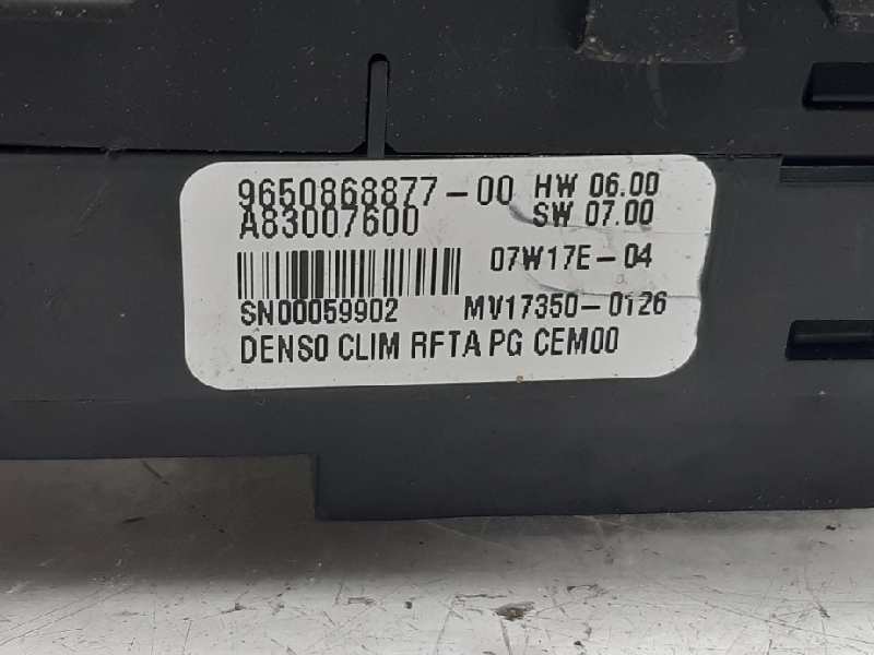 CITROËN C4 Picasso 1 generation (2006-2013) Climate  Control Unit 9650868877 18432906