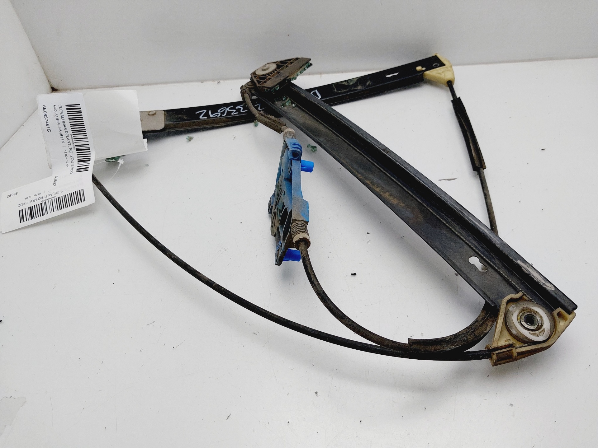 AUDI A4 B6/8E (2000-2005) Front Left Door Window Regulator 8E0837461C 25280692