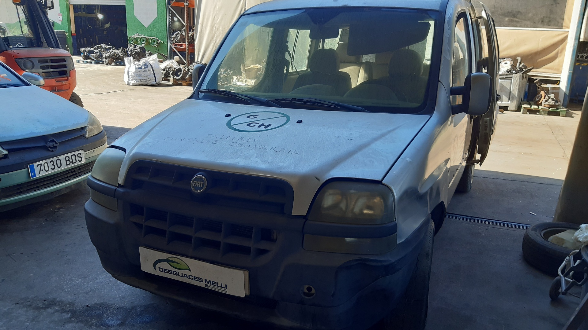 FIAT Doblo 1 generation (2001-2017) Priekšējo kreiso durvju slēdzene 0051843469 18746545