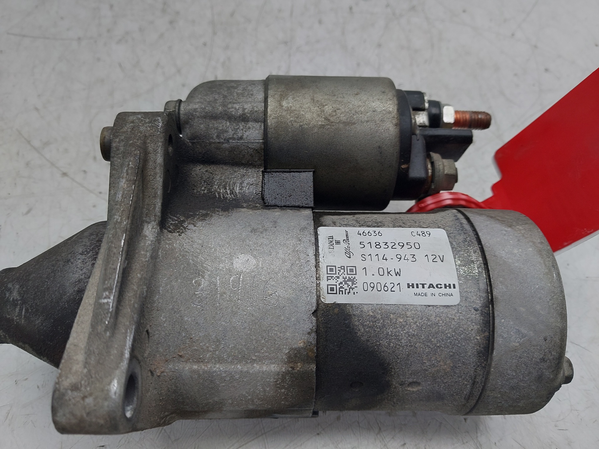 FIAT 500 2 generation (2008-2024) Starter Motor 51832950 24141724