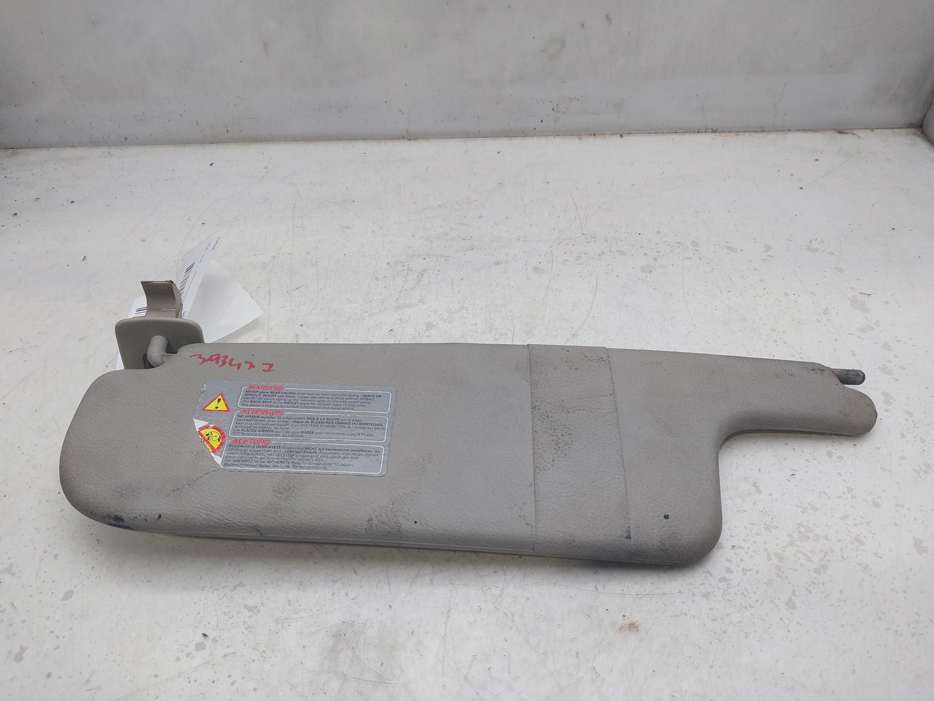 RENAULT Vel Satis 1 generation (2002-2009) Left Side Sun Visor 820000096 24516681