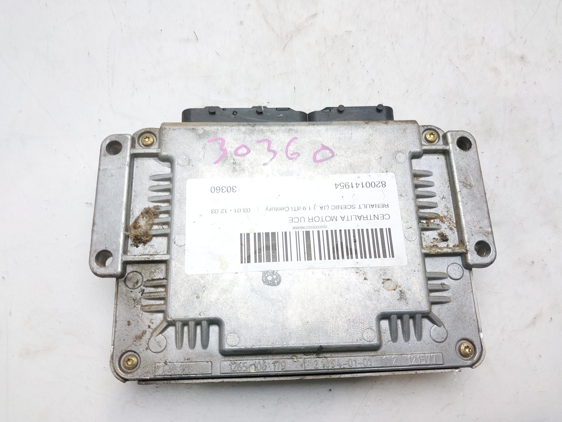 RENAULT Megane 1 generation (1995-2003) Unitate de control motor 8200141954 22490964