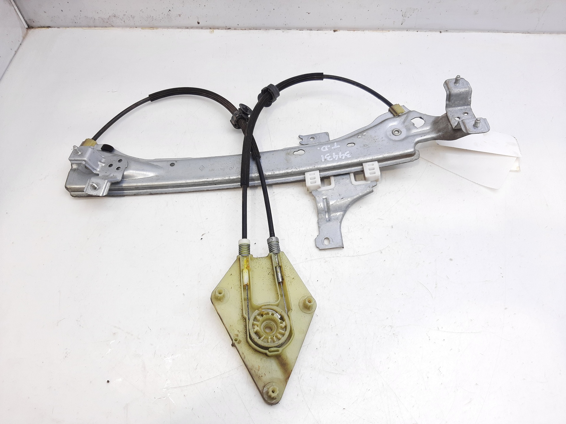 RENAULT Megane 3 generation (2008-2020) Rear Right Door Window Regulator 827200008R 25169845