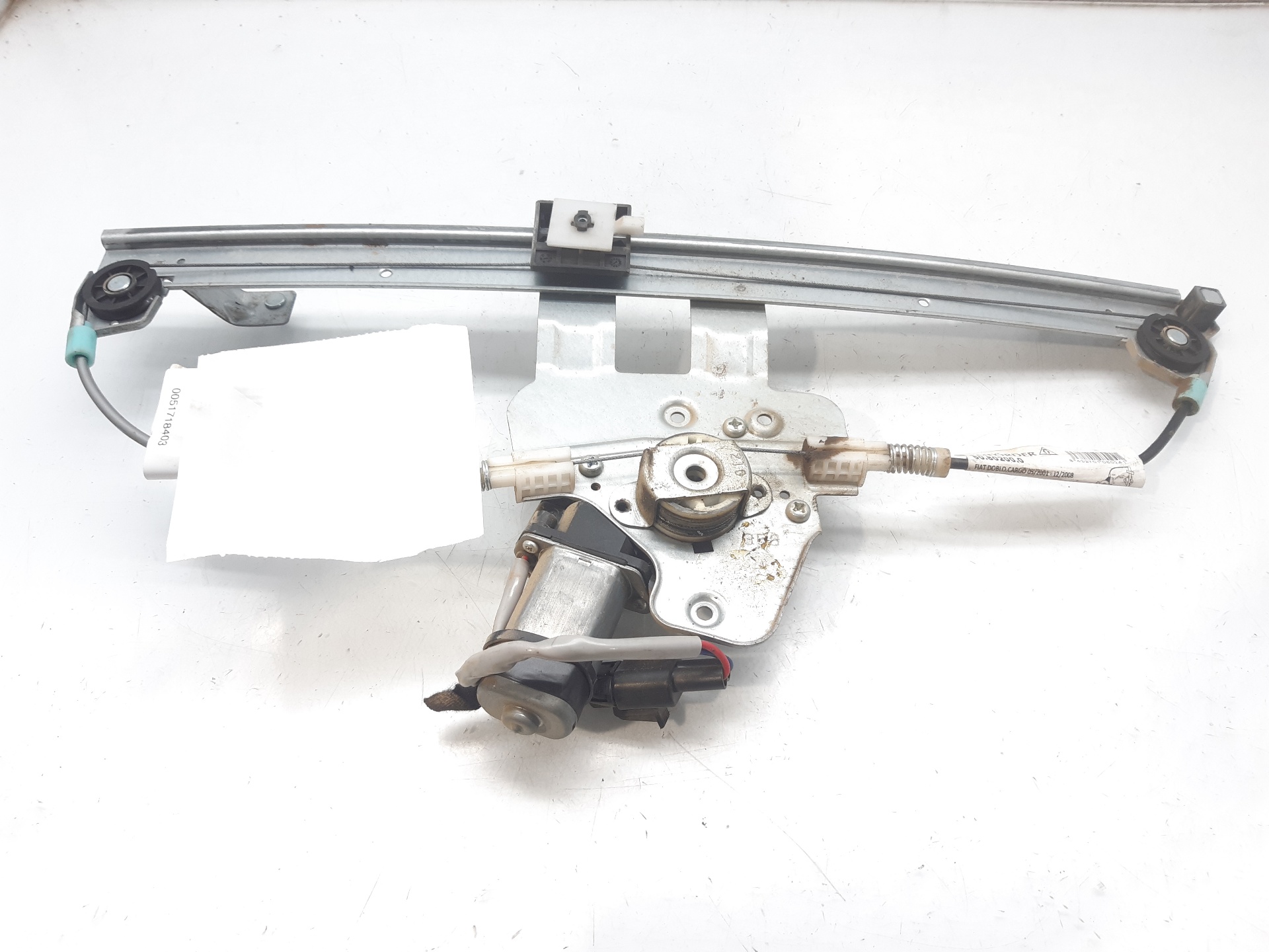 FIAT Doblo 1 generation (2001-2017) Front Right Door Window Regulator 0051718403 22422697