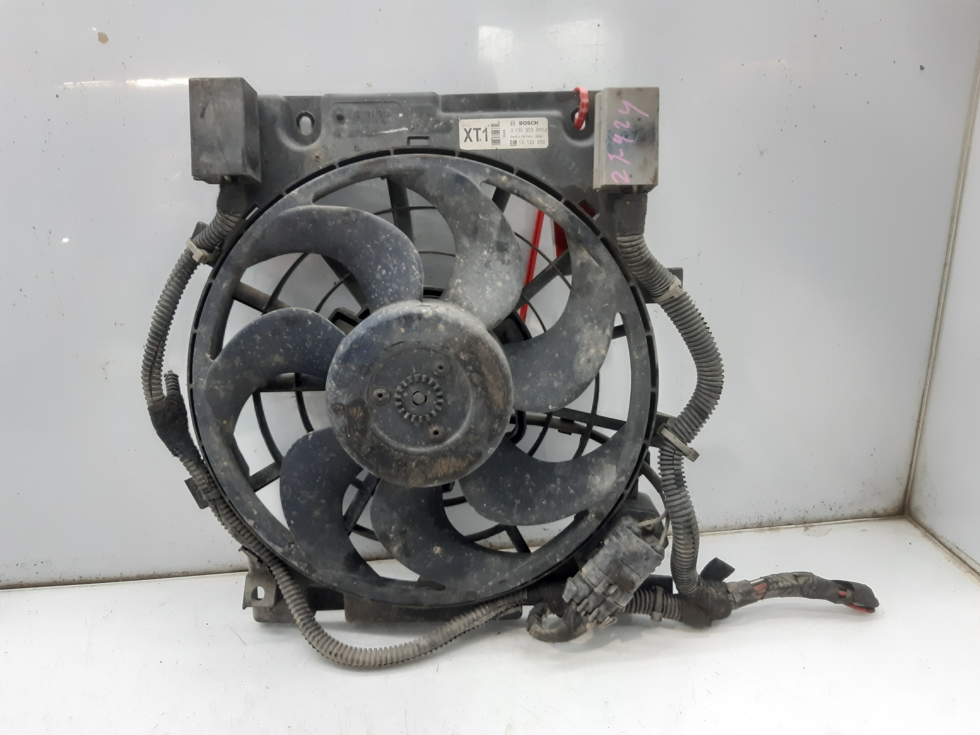 OPEL Astra J (2009-2020) Difūzoriaus ventiliatorius 13132559 22422681