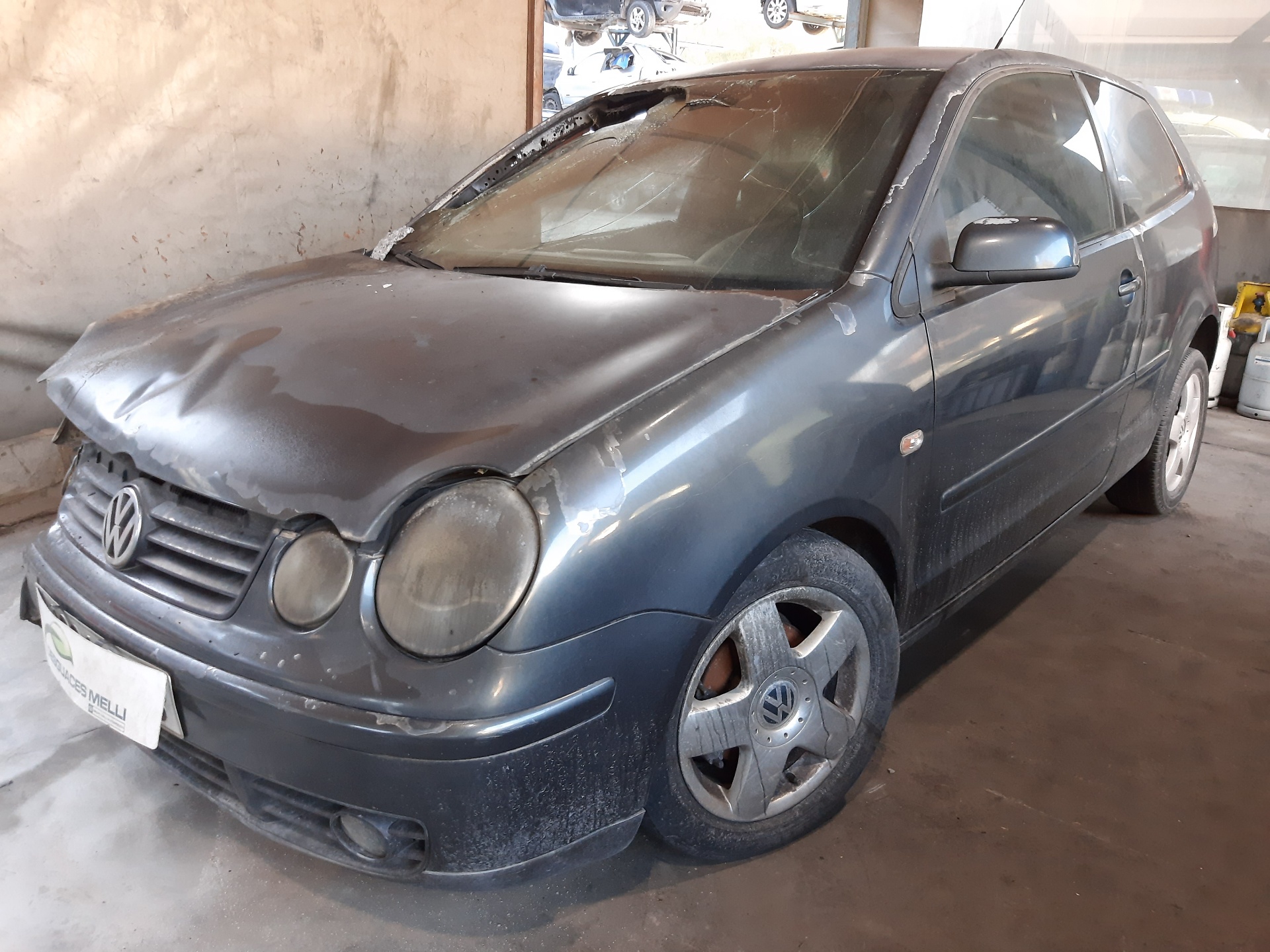 VOLKSWAGEN Polo 4 generation (2001-2009) Priekšējās kreisās durvis 6Q3831055K 22463942