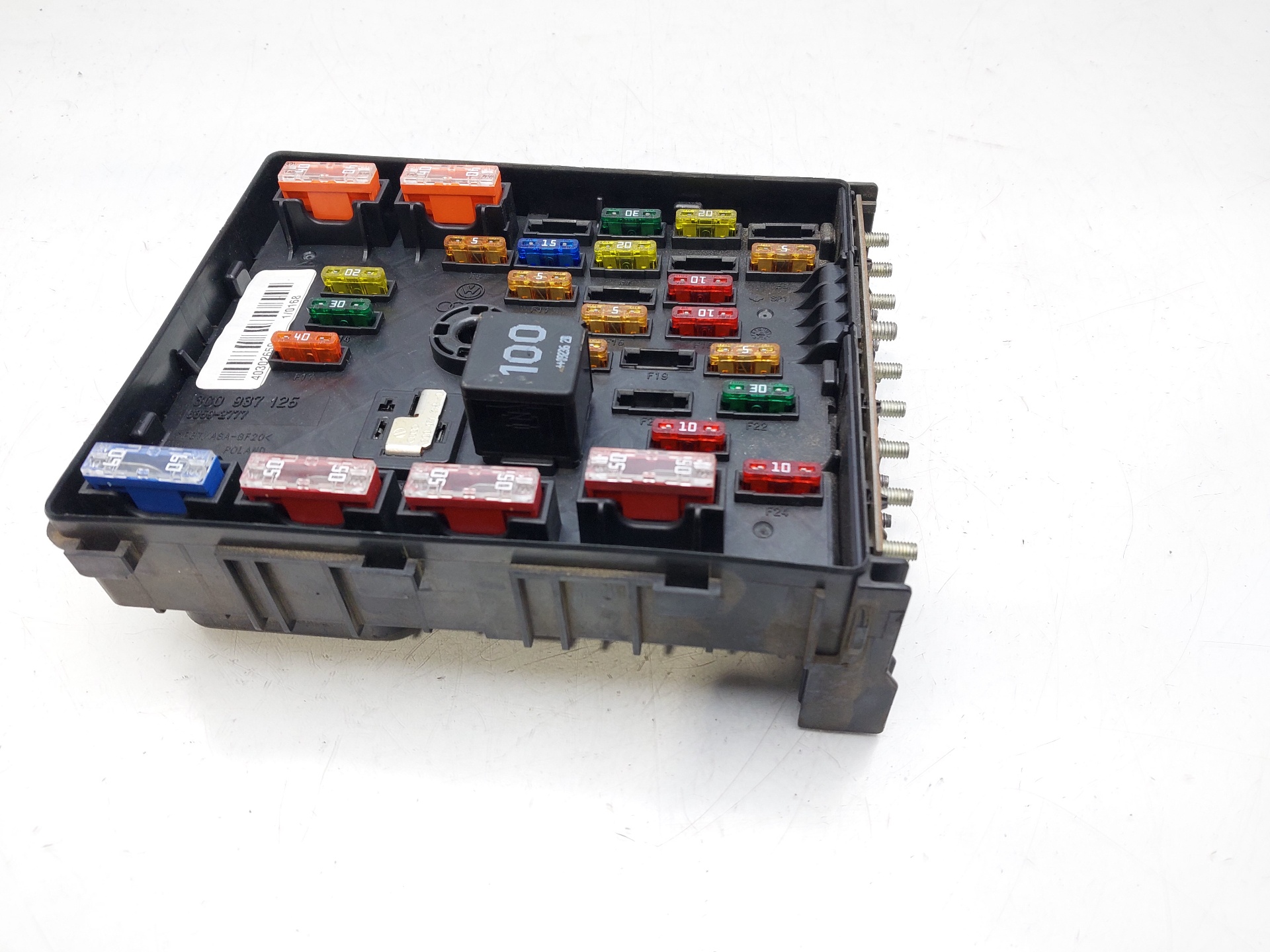 VOLKSWAGEN Passat CC 1 generation (2008-2017) Fuse Box 3C0937125 20629063