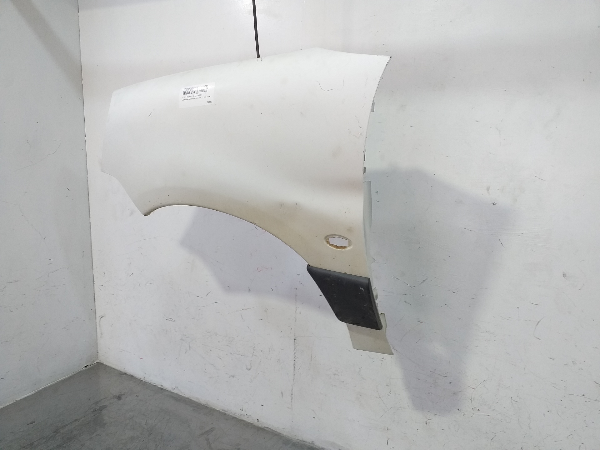 VOLKSWAGEN Clio 1 generation (1990-1998) Front Left Fender 9824658580 25696935