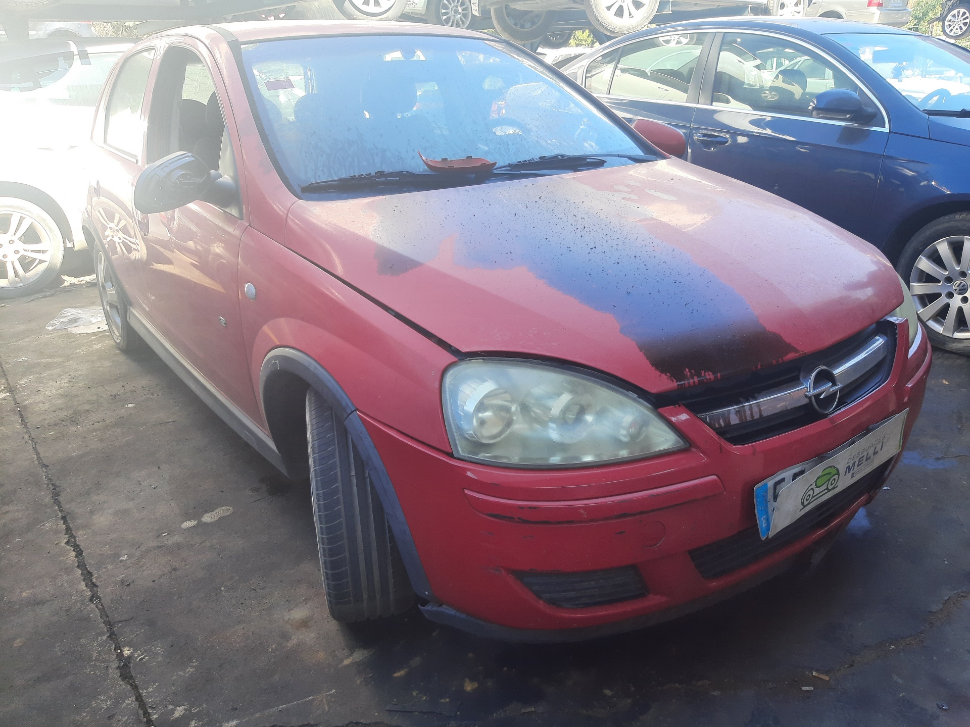 OPEL Corsa C (2000-2006) Голова двигателя 55351328 27401058