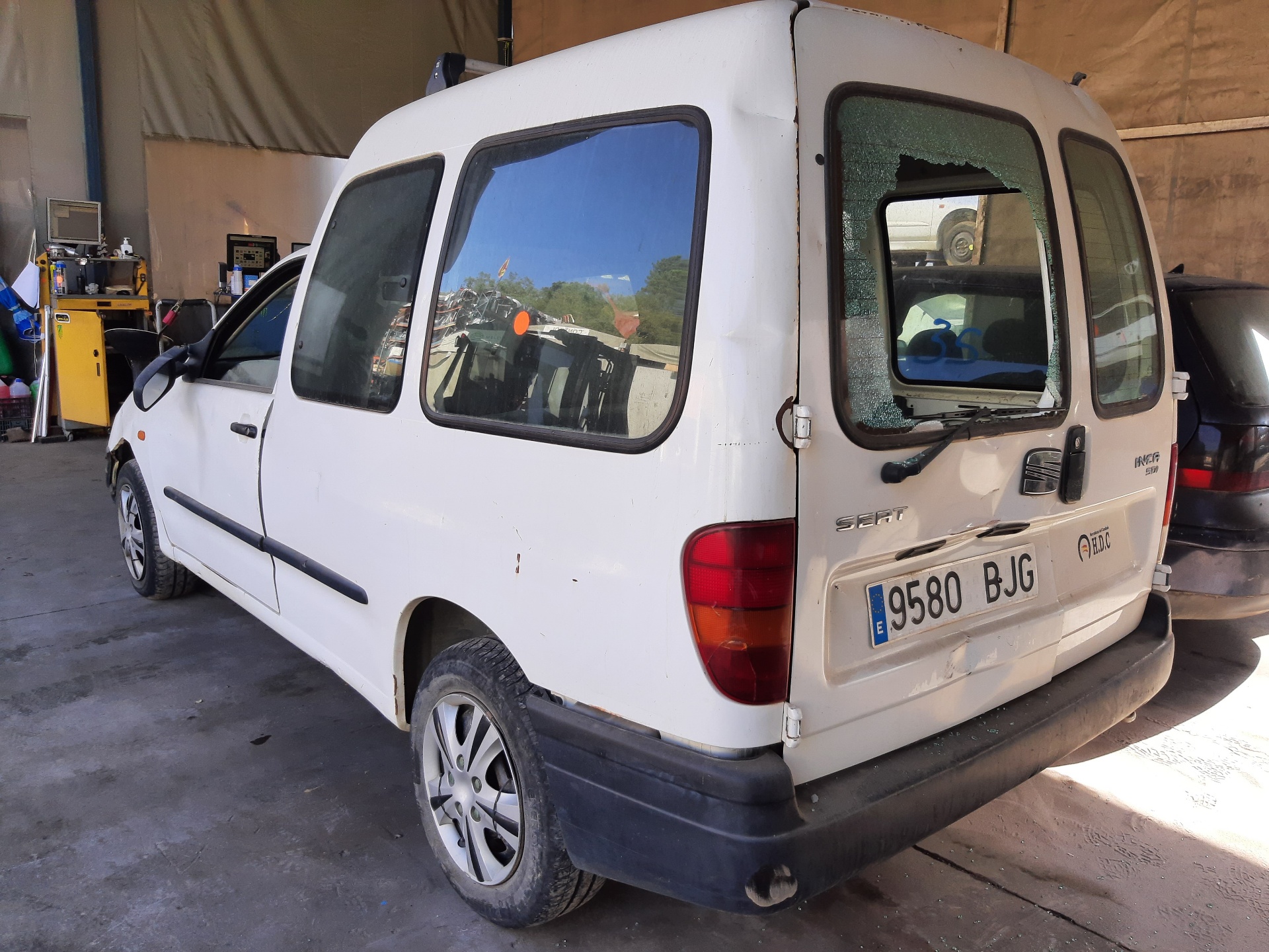SEAT Inca 1 generation (1995-2000) Rétroviseur latéral droit 6K9857502CFKZ 22446987