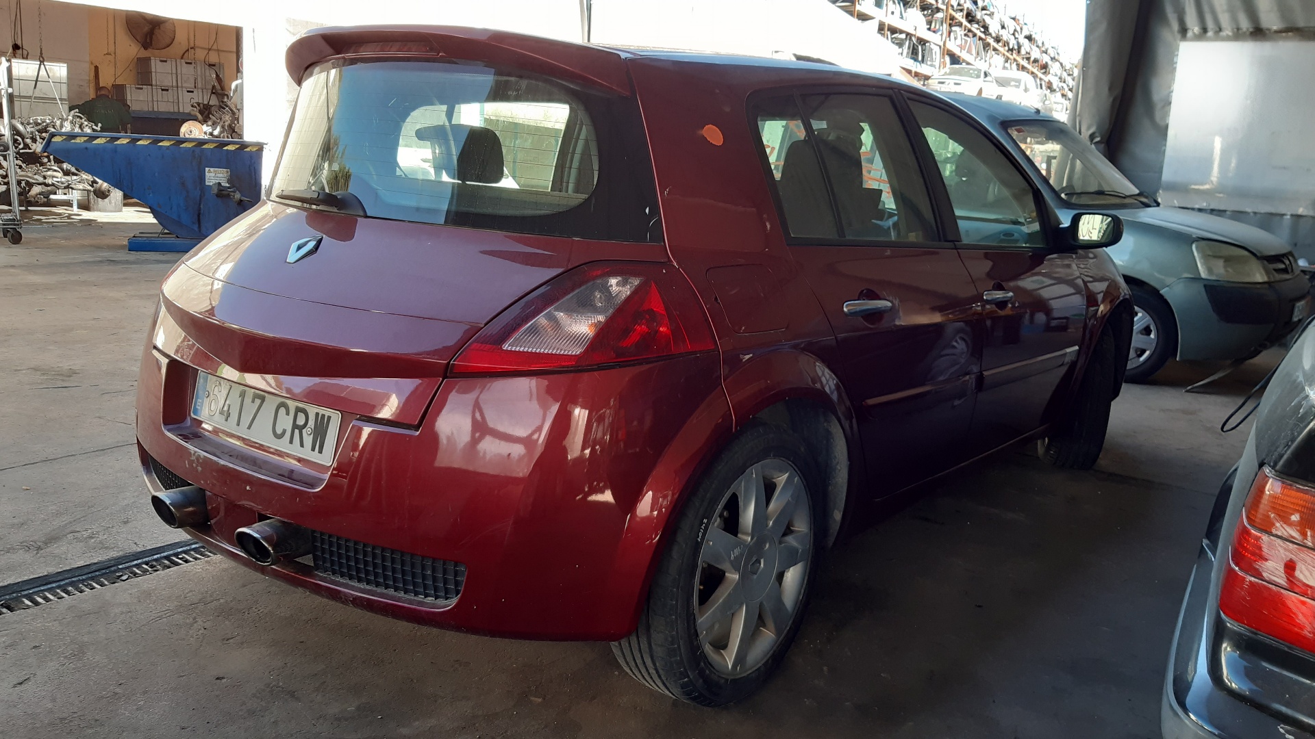 RENAULT Megane 2 generation (2002-2012) Hátsó csomagtértakaró 8200034999 18690924