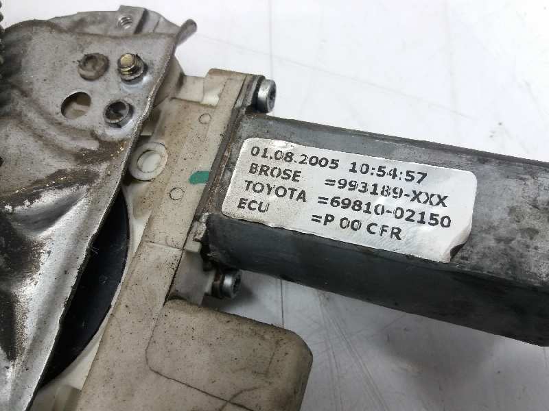 TOYOTA Corolla E120 (2000-2008) Oikean etuoven ikkunansäädin 6981002130 25322661