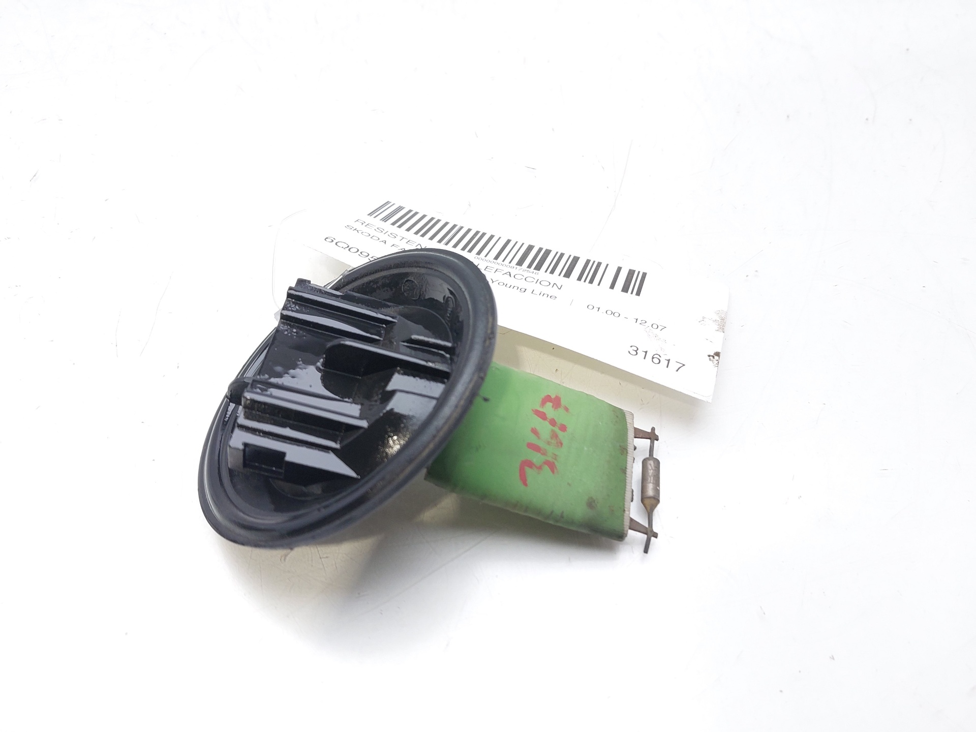 SKODA Fabia 6Y (1999-2007) Interior Heater Resistor 6Q0959263A 22332939