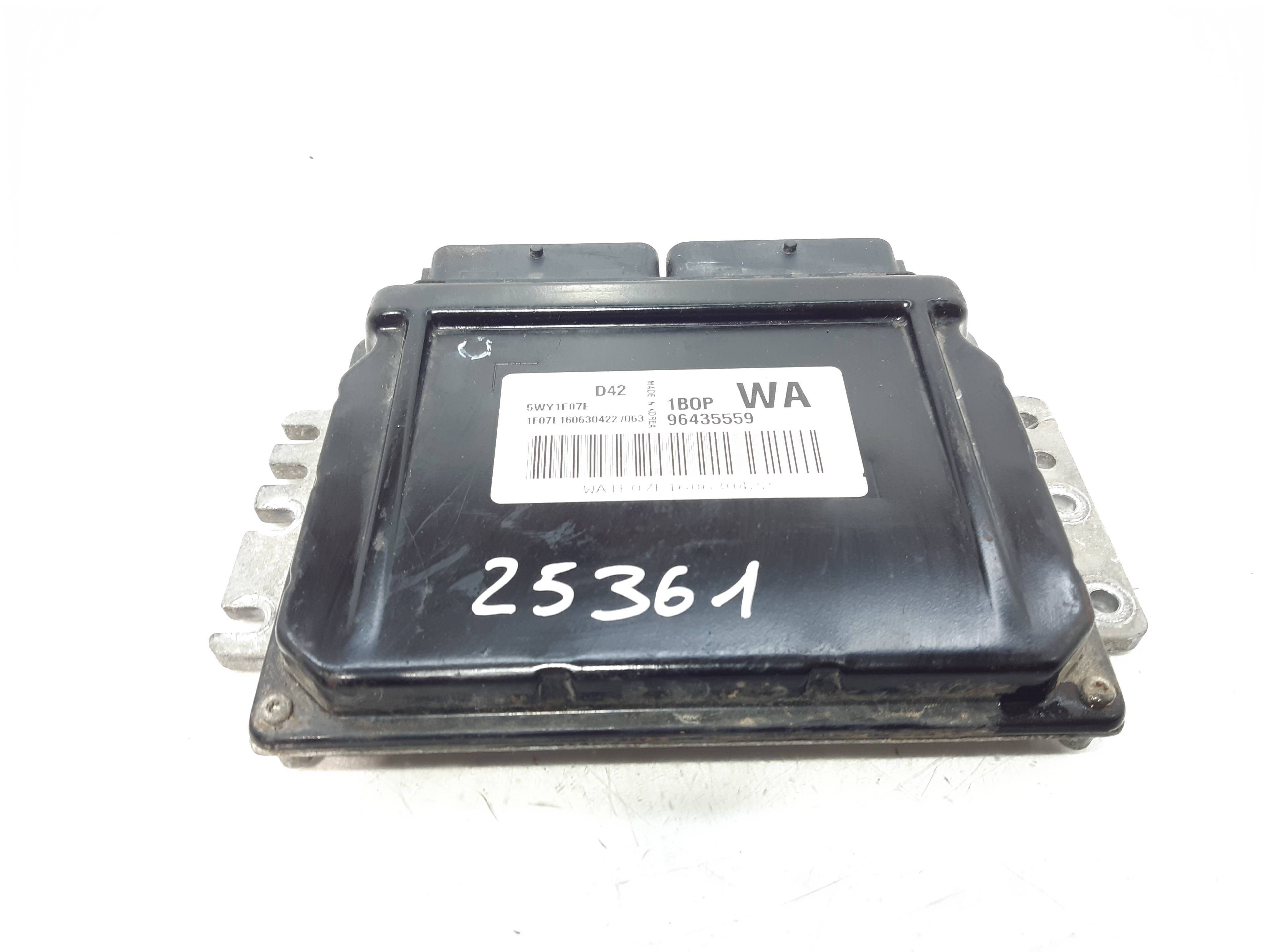 DAEWOO Kalos 1 generation (2002-2020) Motorstyrenhet ECU 96435559 18737604