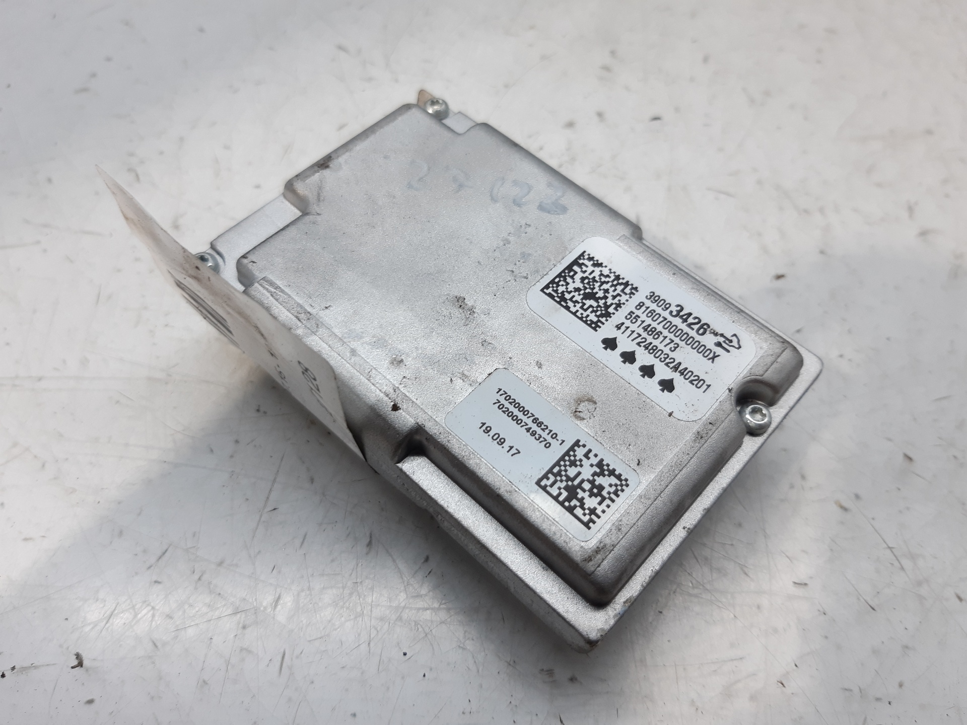 OPEL Astra K (2015-2021) Other Control Units 551486173 22294018