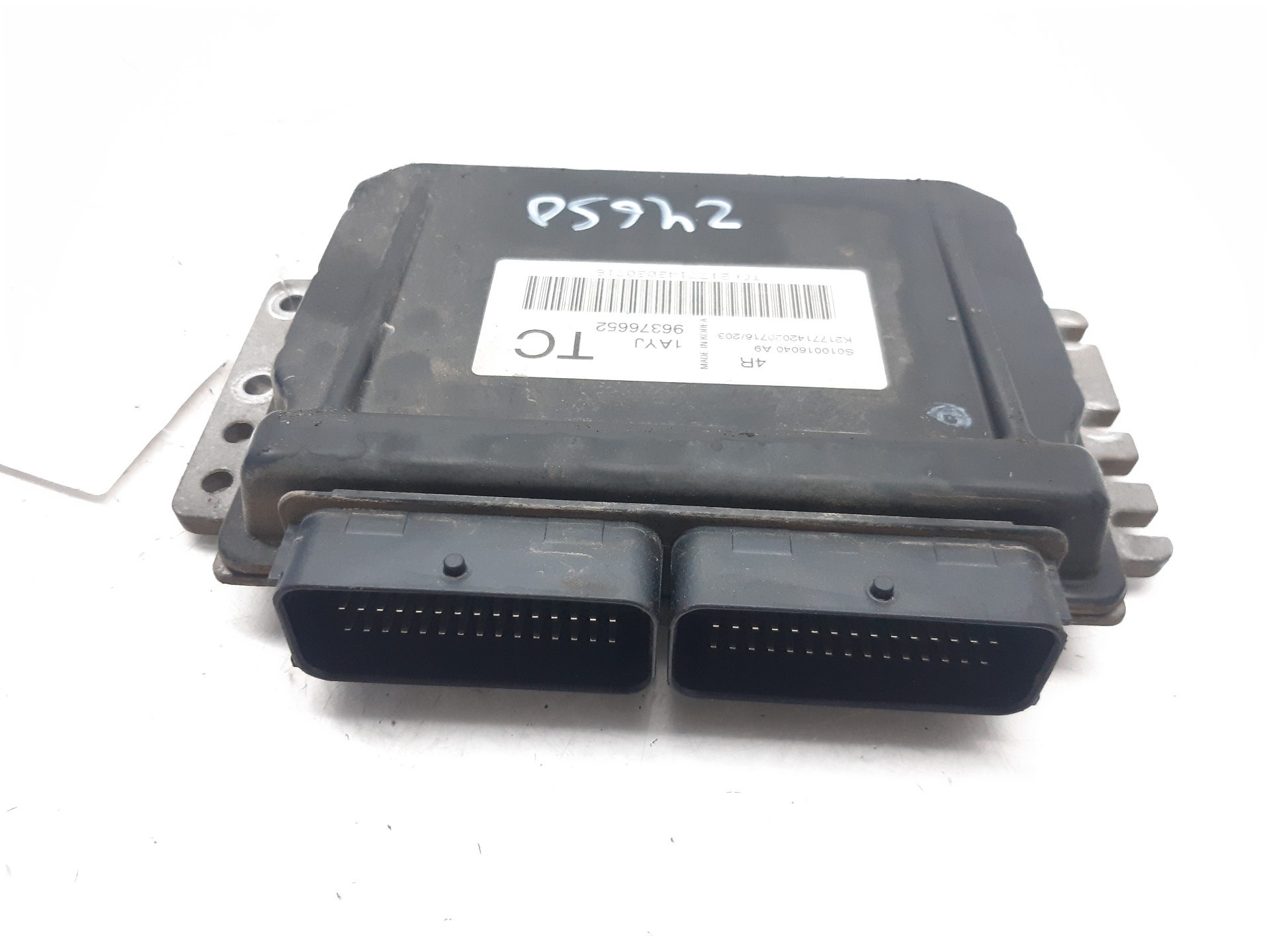 DAEWOO Kalos 1 generation (2002-2020) Moottorin ohjausyksikkö ECU 96376652 18713518