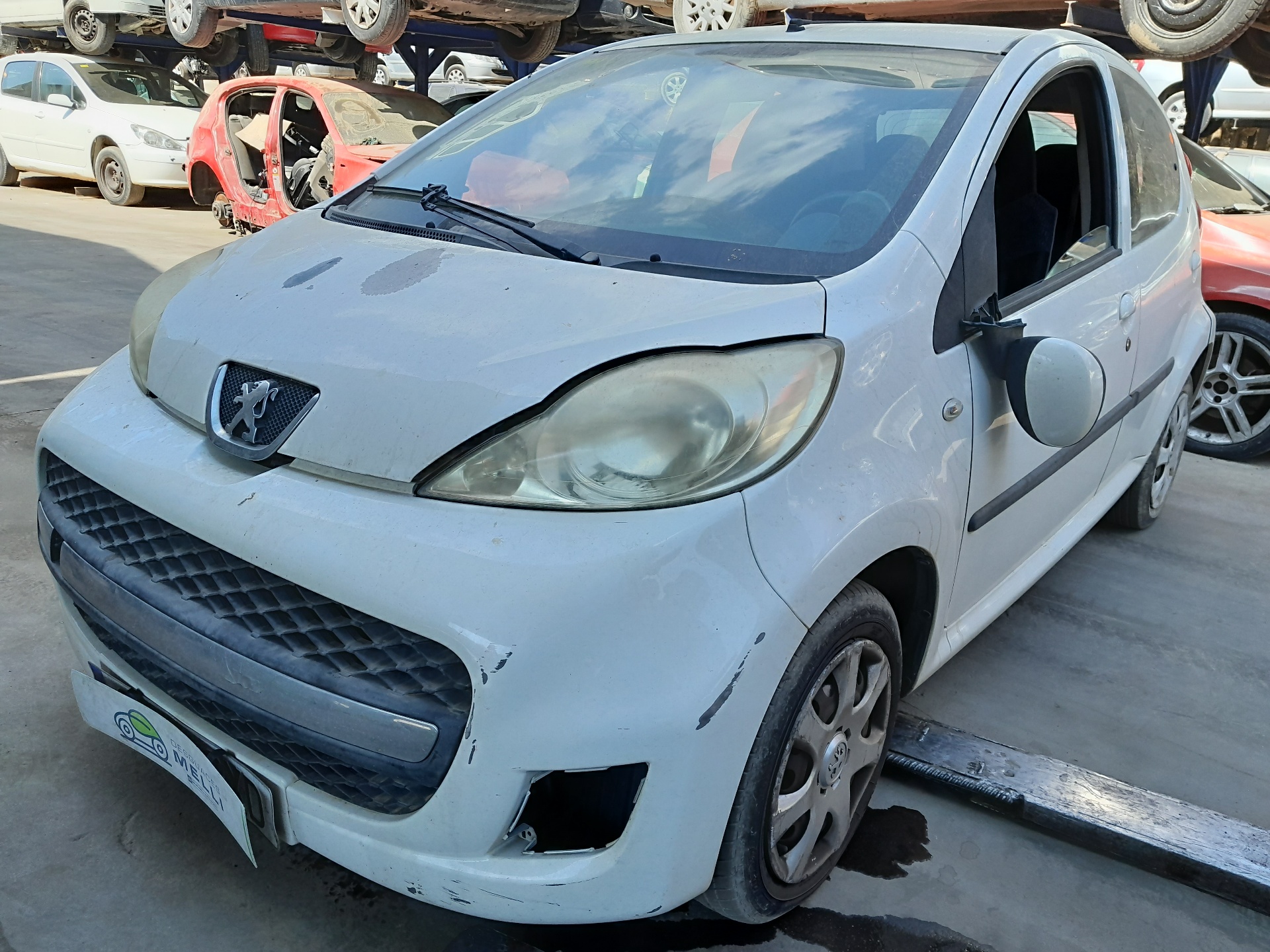 PEUGEOT 107 Peugeot 107 (2005-2014) Elülső ablaktörlő szerkezet 6405HT 21693157