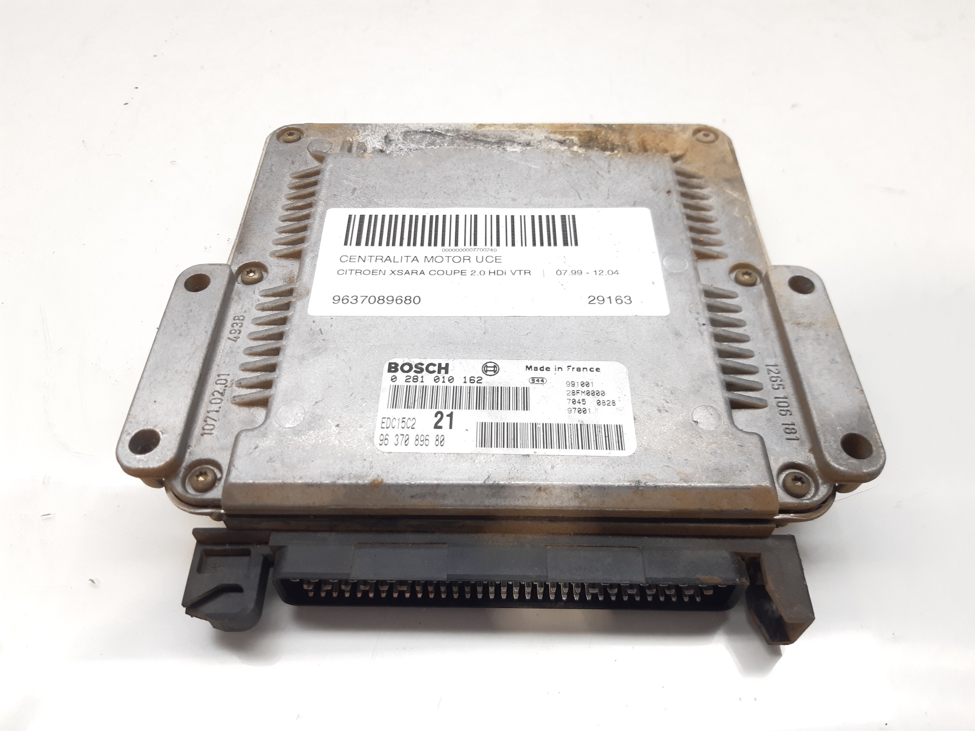 CITROËN Xsara 1 generation (1997-2004) Motorstyrenhet ECU 9637089680 22461515