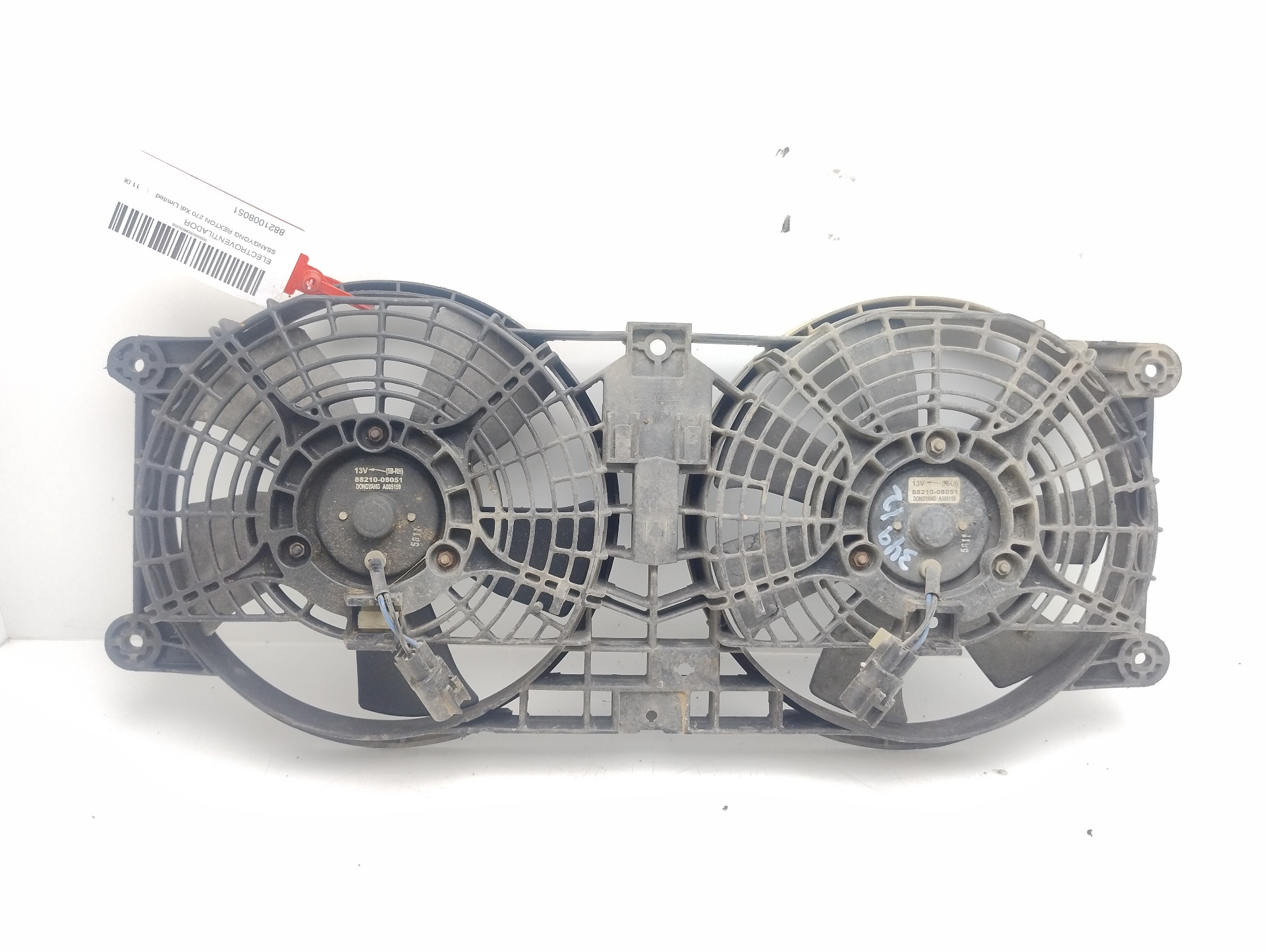 Electroventilador D27DT 8821008051 de Ssangyong Rexton / rexton ii (gab_) 2004-2006 163 CV - pieza usada