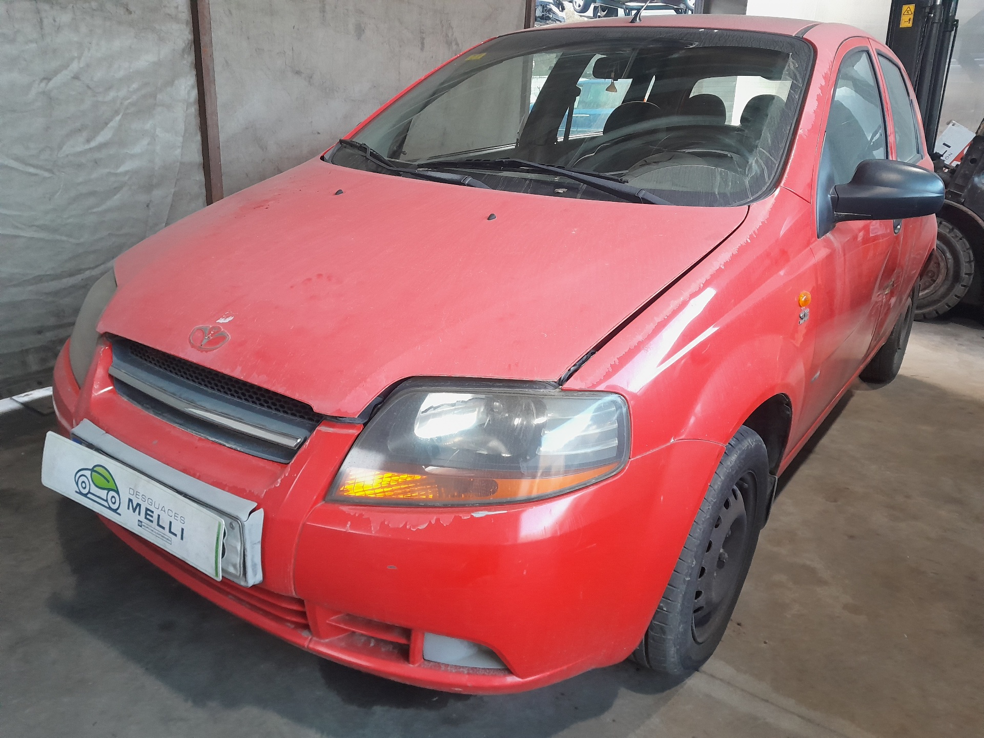 CHEVROLET Kalos 1 generation (2003-2008) Регулатор на прозореца на предната лява врата 96541737 24149351