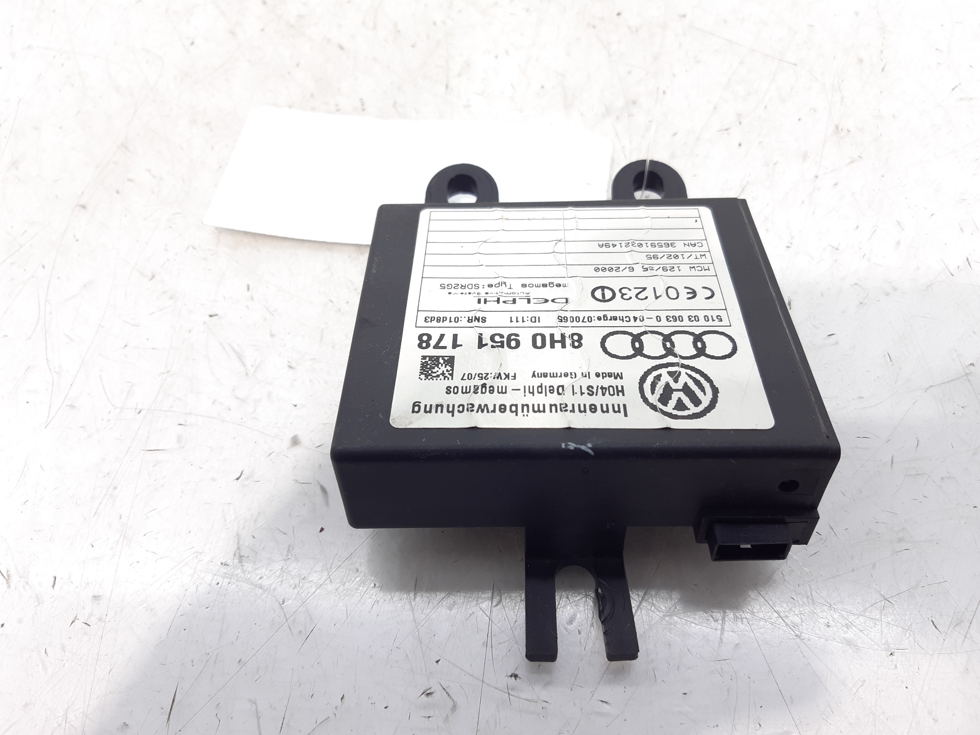 AUDI A4 B7/8E (2004-2008) Other Control Units 8H0951178 18740763