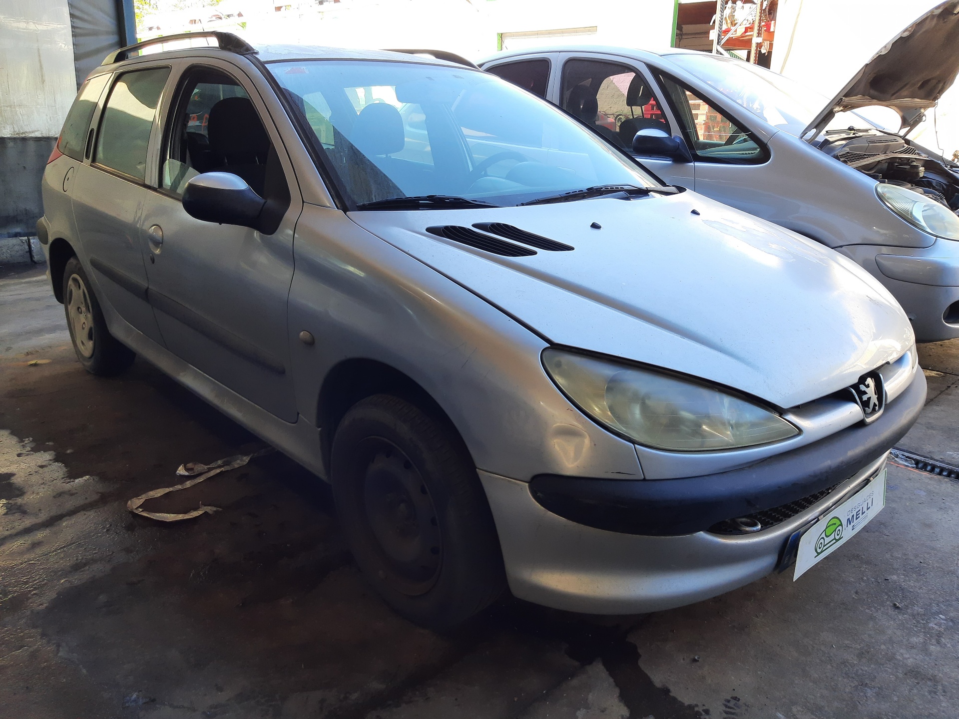 PEUGEOT 206 1 generation (1998-2009) Bal első fényszóró 9628666880 25109359