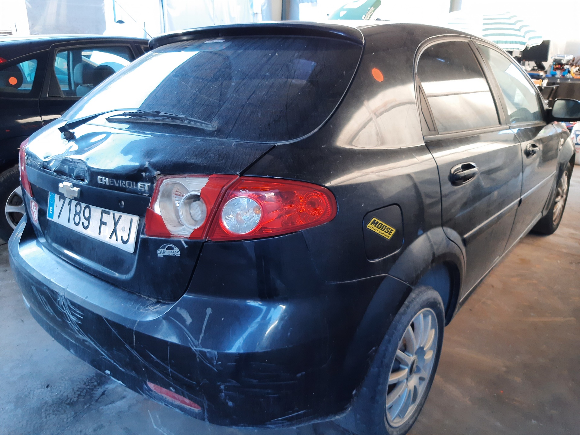 CHEVROLET Lacetti J200 (2004-2024) Udvendigt håndtag til venstre bagdør 96547981 22020370