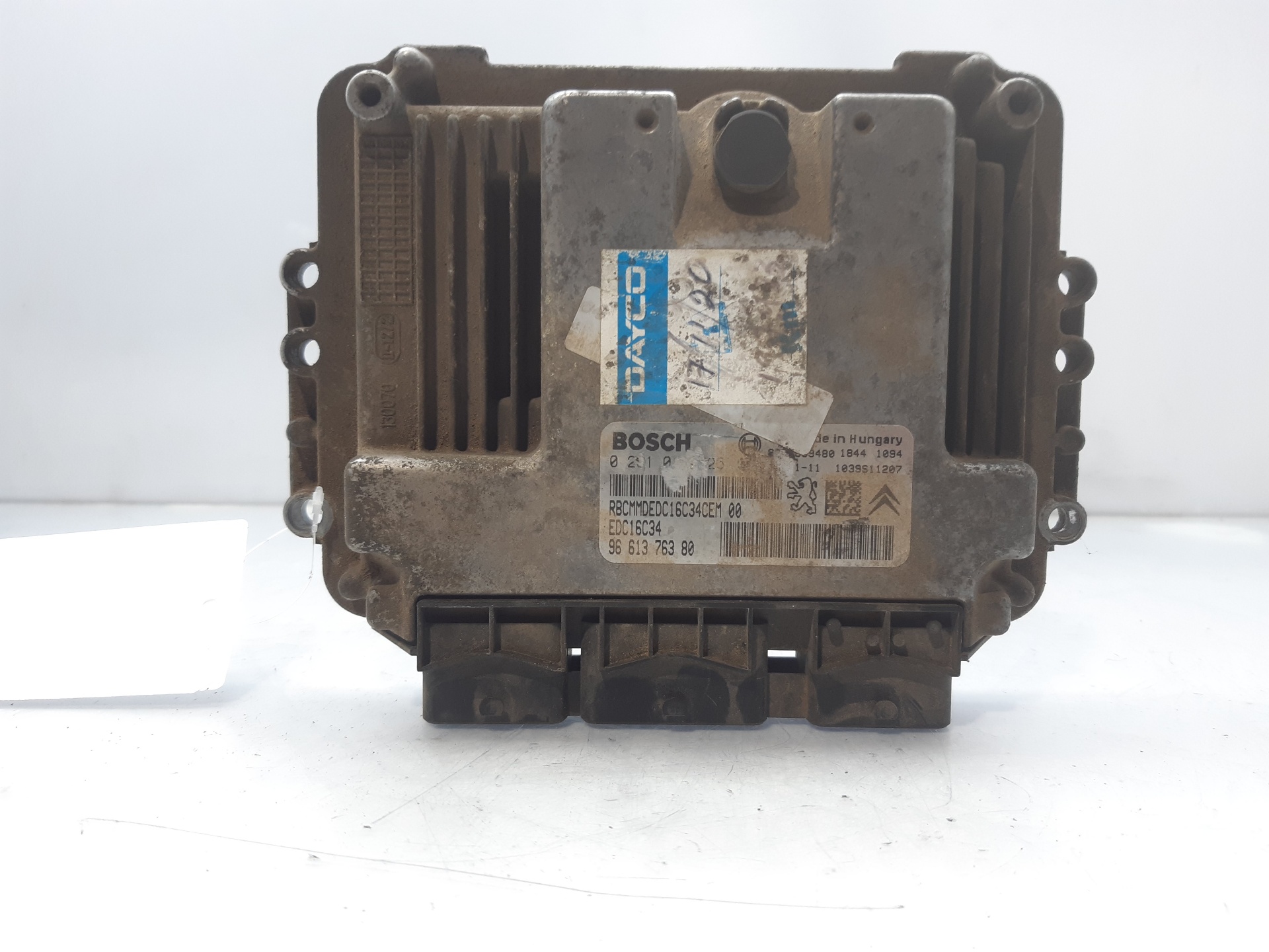 RENAULT 206 1 generation (1998-2009) Motorkontrollenhet ECU 9661376380 22457341