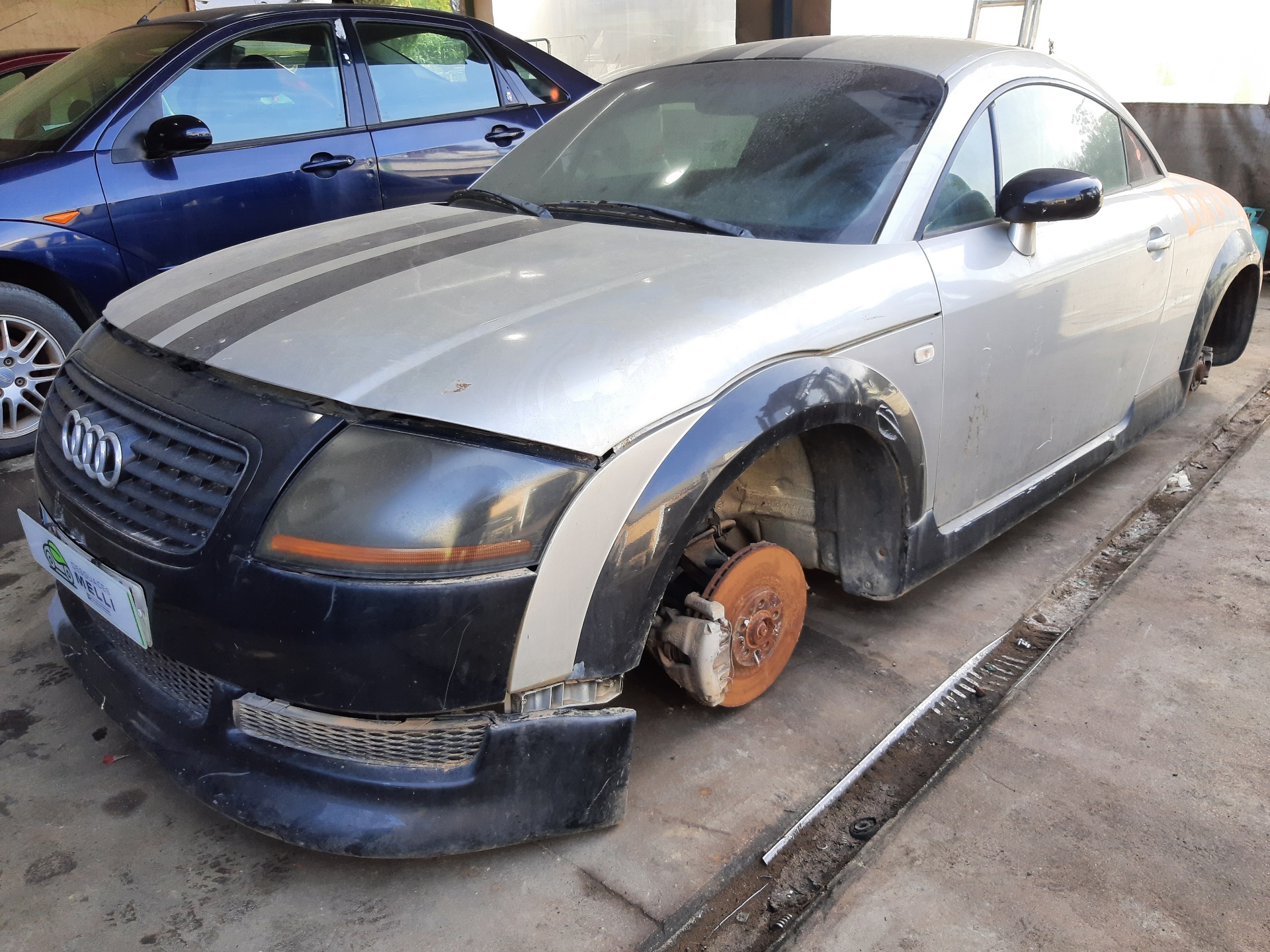 AUDI TT 8N (1998-2006) Передняя правая дверь 8N0831052C 22491253