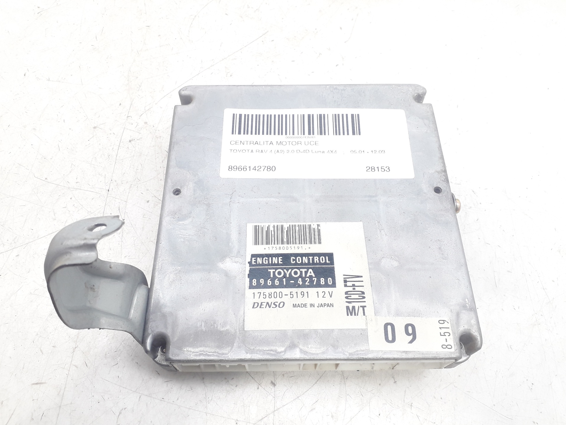 MERCEDES-BENZ RAV4 2 generation (XA20) (2000-2006) Μονάδα ελέγχου κινητήρα ECU 8966142780 22436526