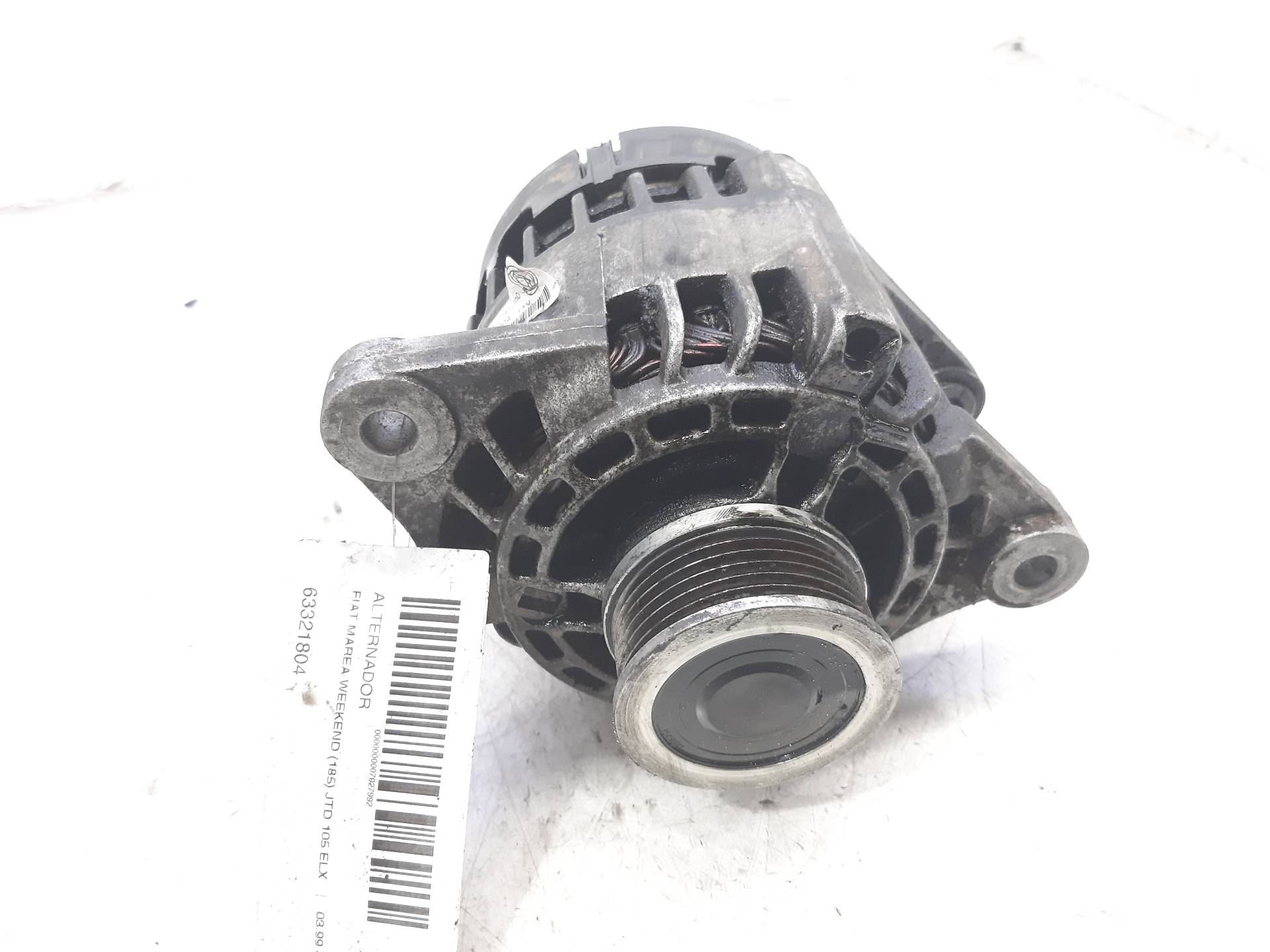 FIAT Marea 1 generation (1996-2001) Generatorius 63321804 20608116