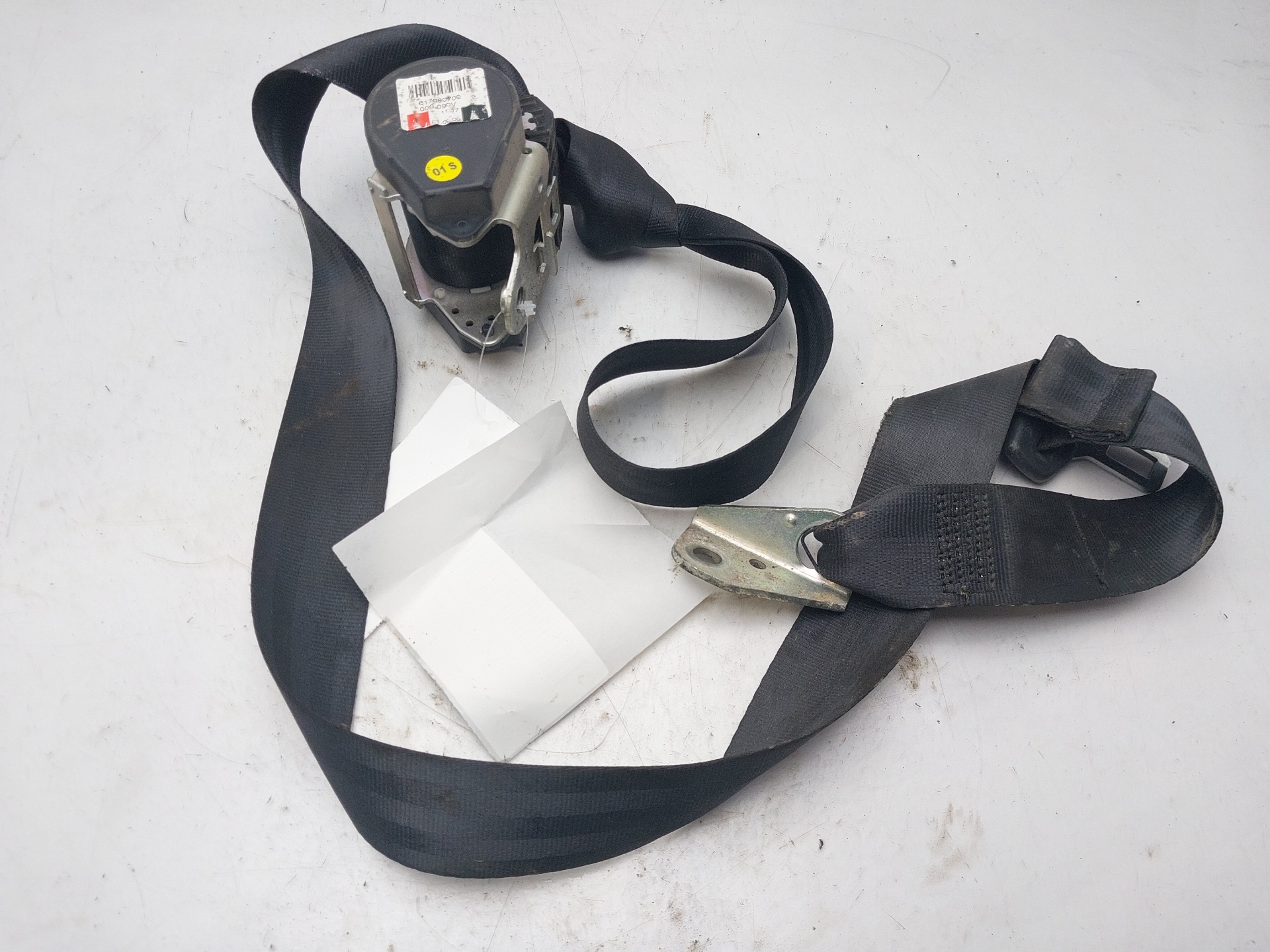 CHEVROLET Golf 6 generation (2008-2015) Rear Left Seatbelt 1K6857805AA 18795962