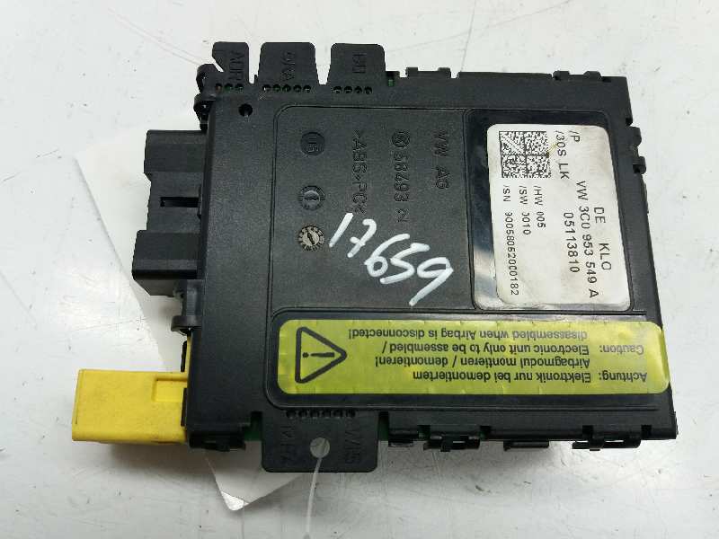 VOLKSWAGEN Passat B6 (2005-2010) Other Control Units 3C0953549A 18389163