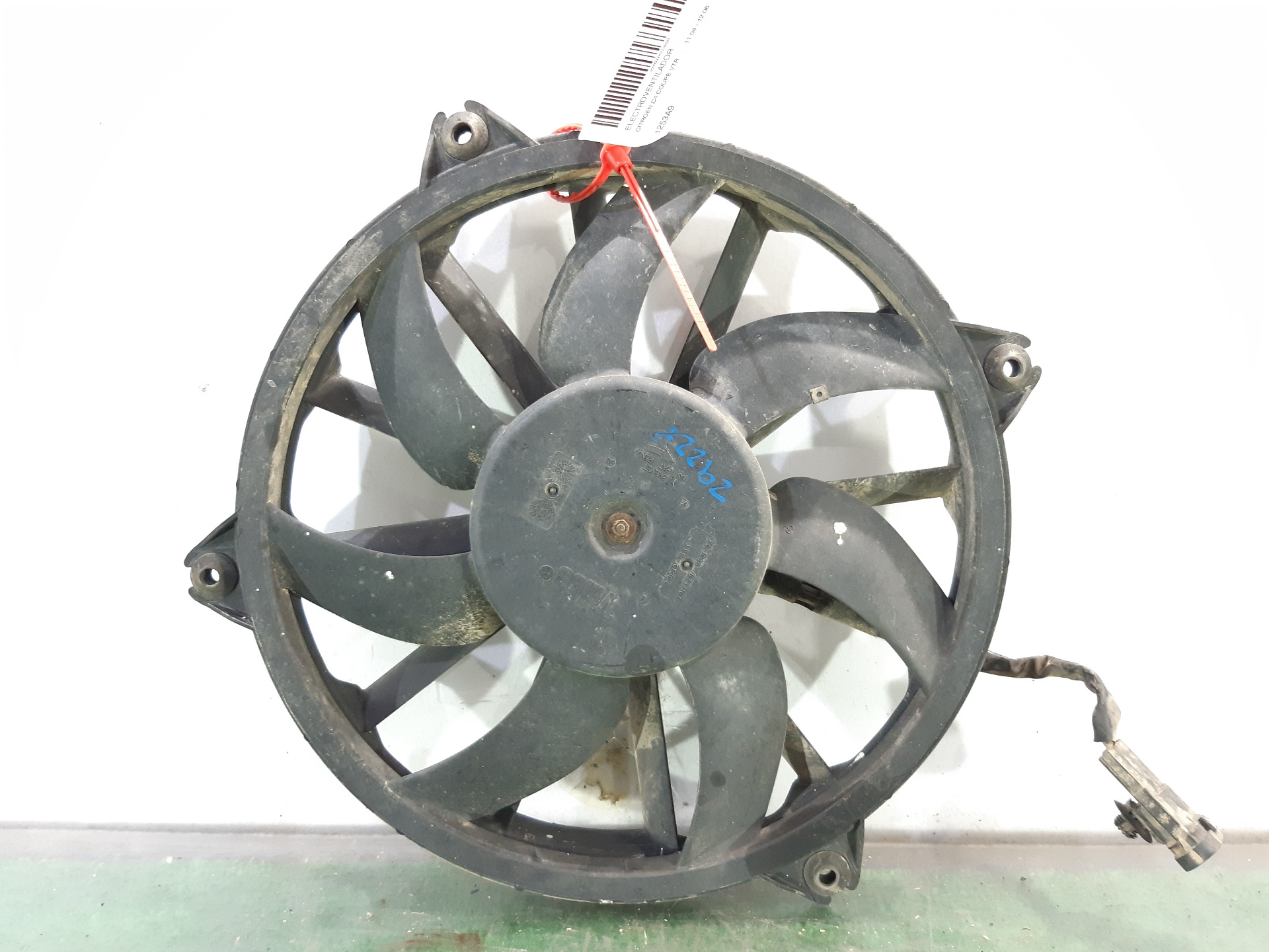 CITROËN C4 1 generation (2004-2011) Difūzoriaus ventiliatorius 1253A9 22463778