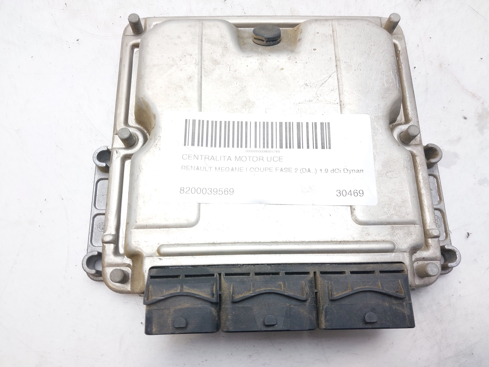 RENAULT Megane 1 generation (1995-2003) Calculateur d'unité de commande du moteur 8200039569 22495156