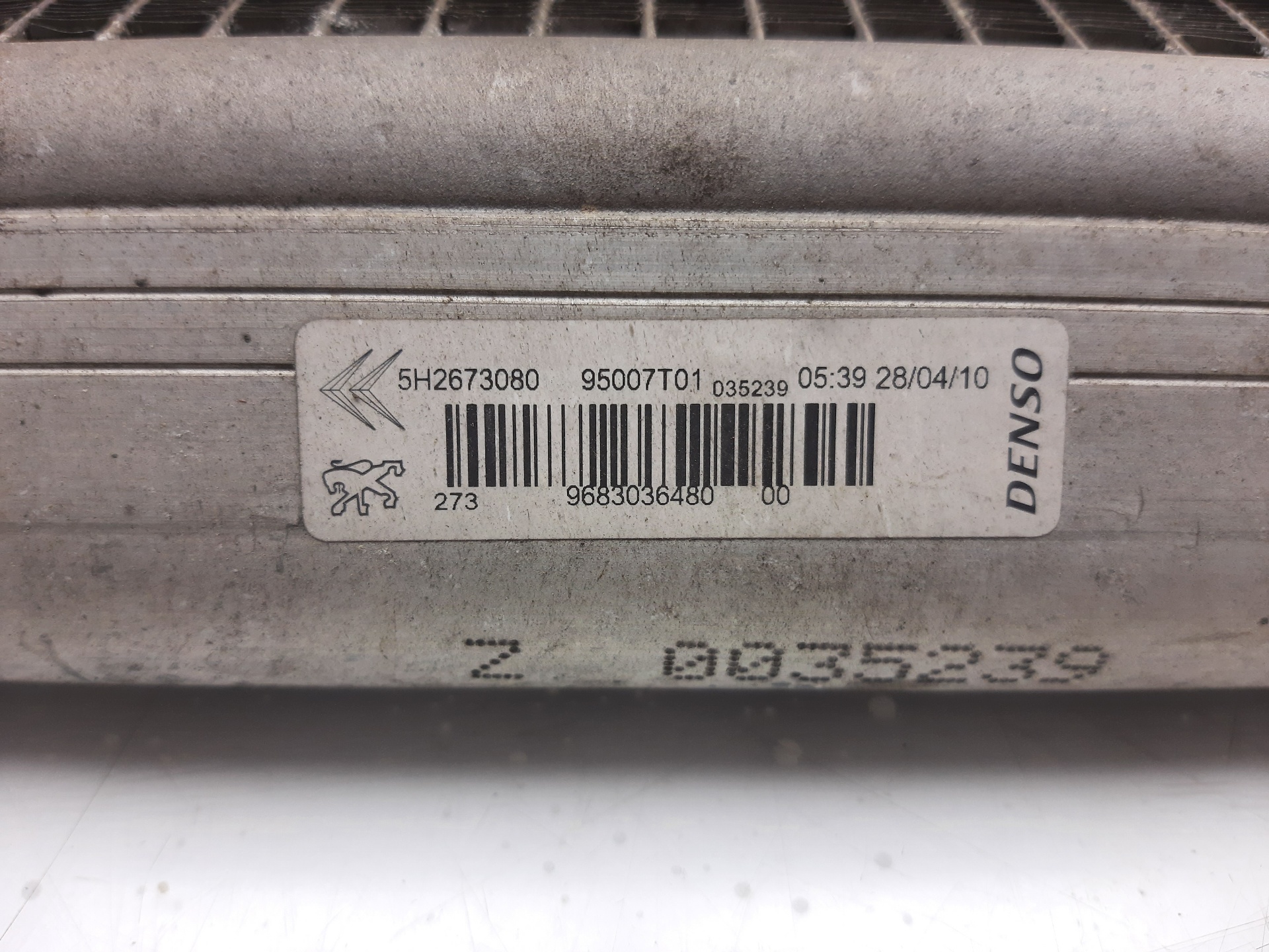 PEUGEOT 207 1 generation (2006-2009) Охлаждающий радиатор 9683036480 24402728