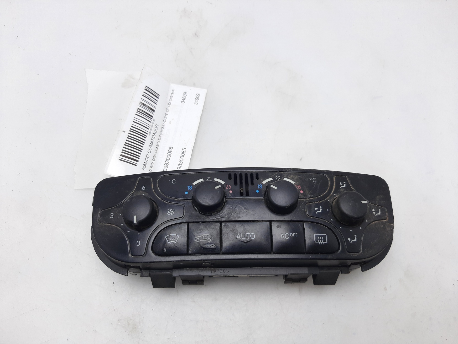 HUMMER CLK AMG GTR C297 (1997-1999) Unitate de control al climei A2098300085 25100822