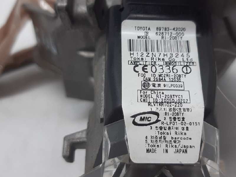 Commutatore avviamento 2ADFTV 8978342020 de Toyota Rav 4 iii (_a3_) 2008-2013 136 CV - pieza usada