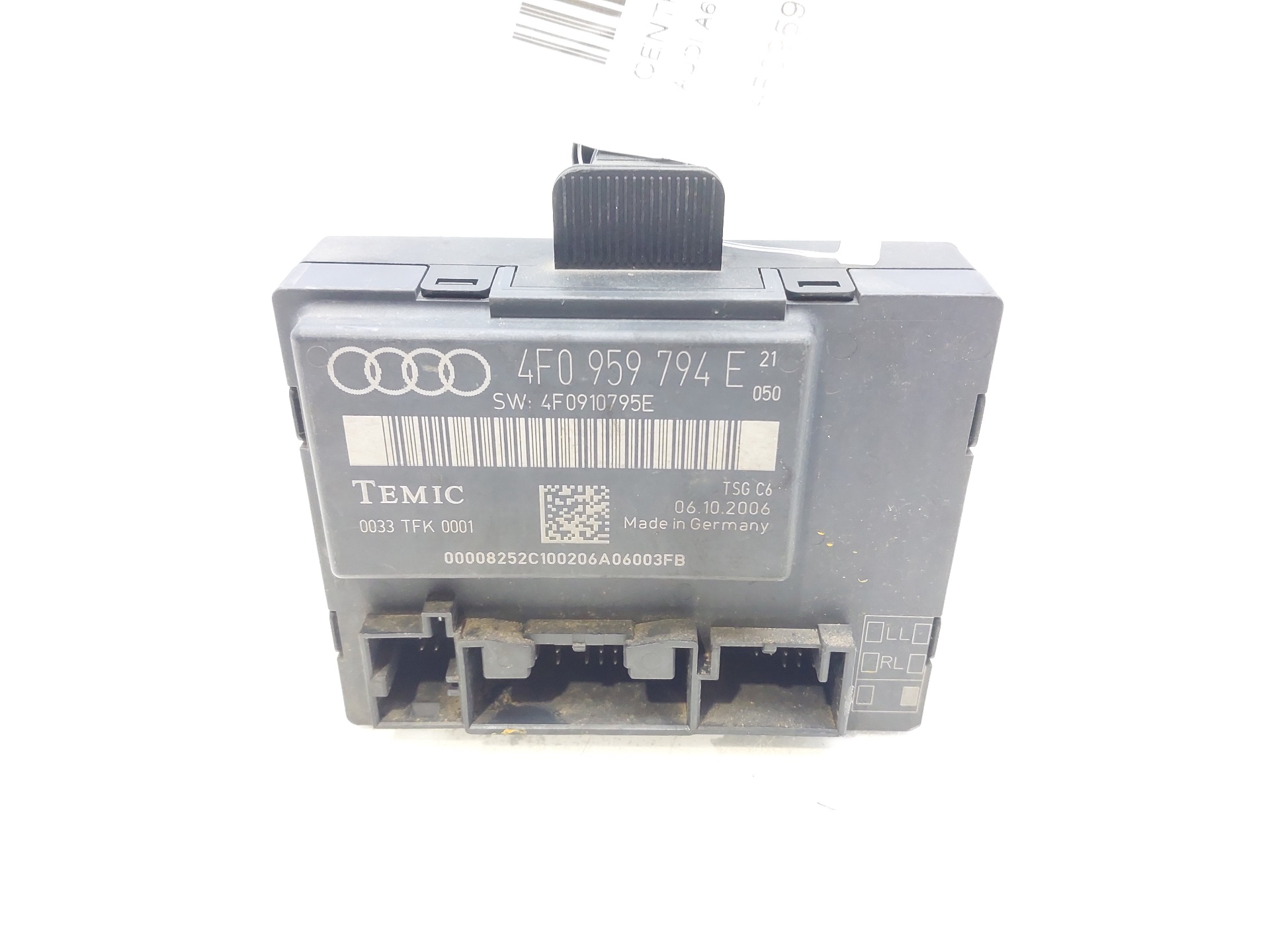 AUDI A6 C6/4F (2004-2011) Andre kontrolenheder 4F0959794E 23017724