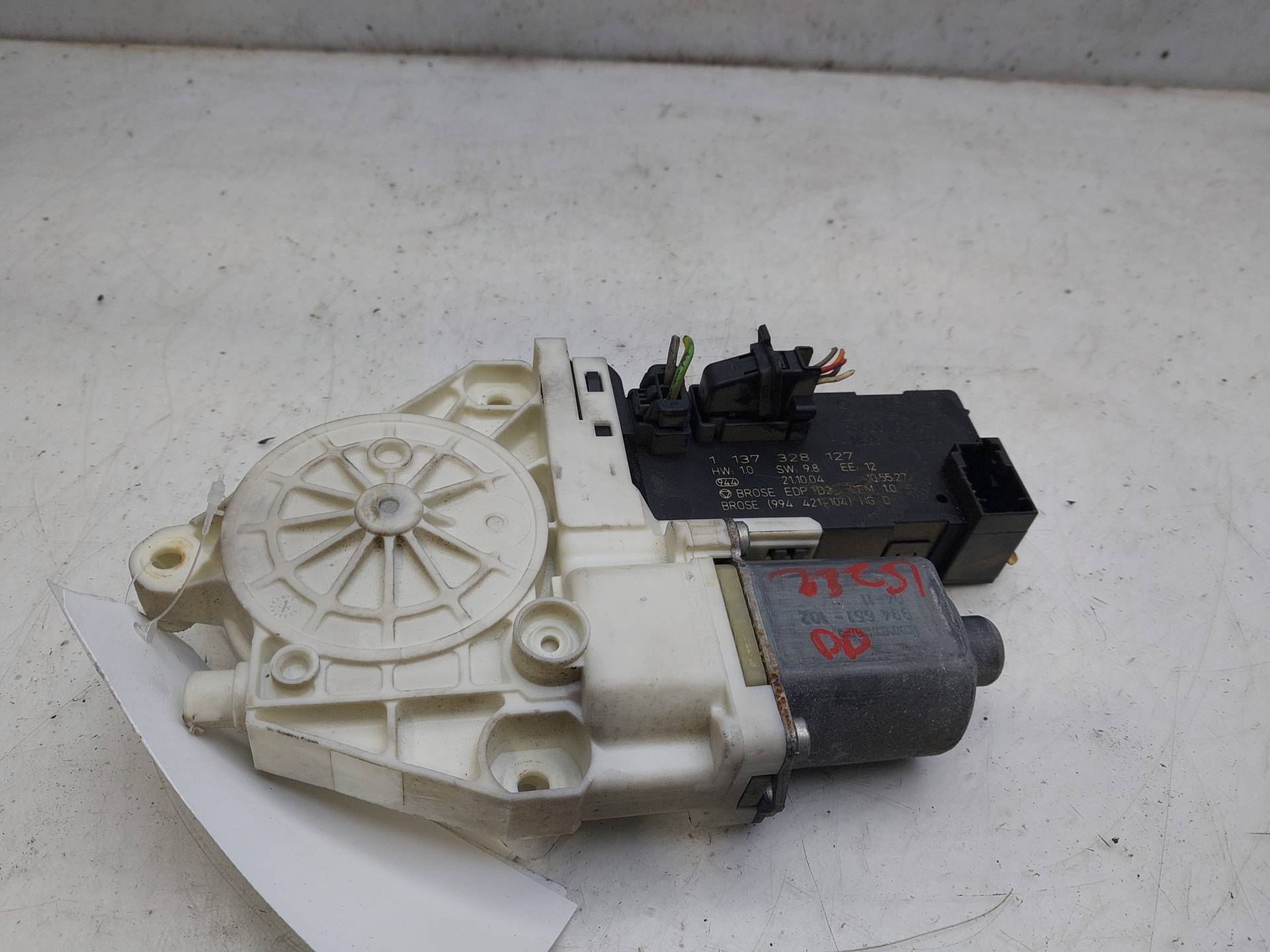 VAUXHALL 407 1 generation (2004-2010) Front Right Door Window Control Motor 1137328127 22752843